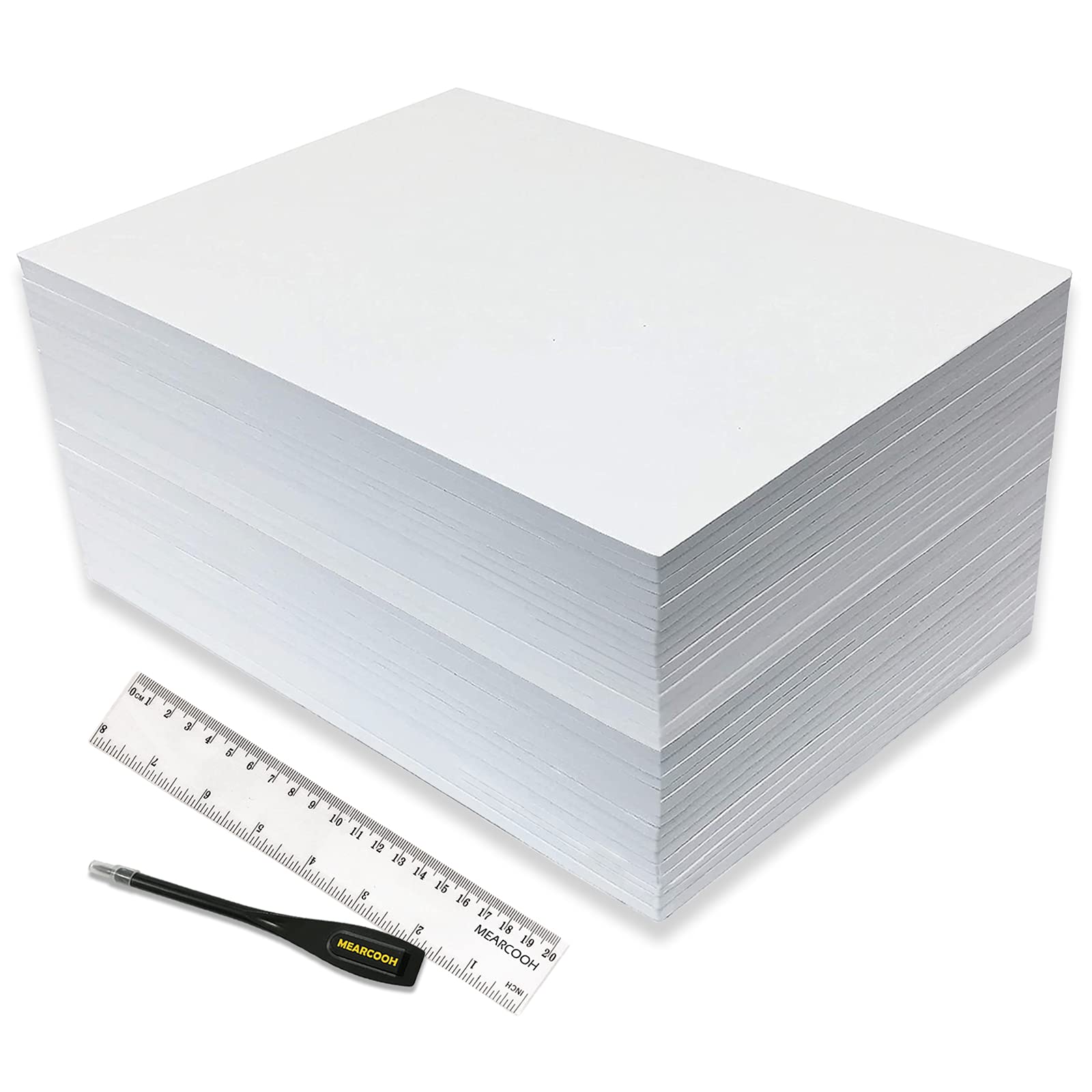 84PACK Foam Craft Sheets 8.5x5.5 inch Eva Color Bulk Foam Paper Set for Art Craft Projects DIY Handcraft by MEARCOOH