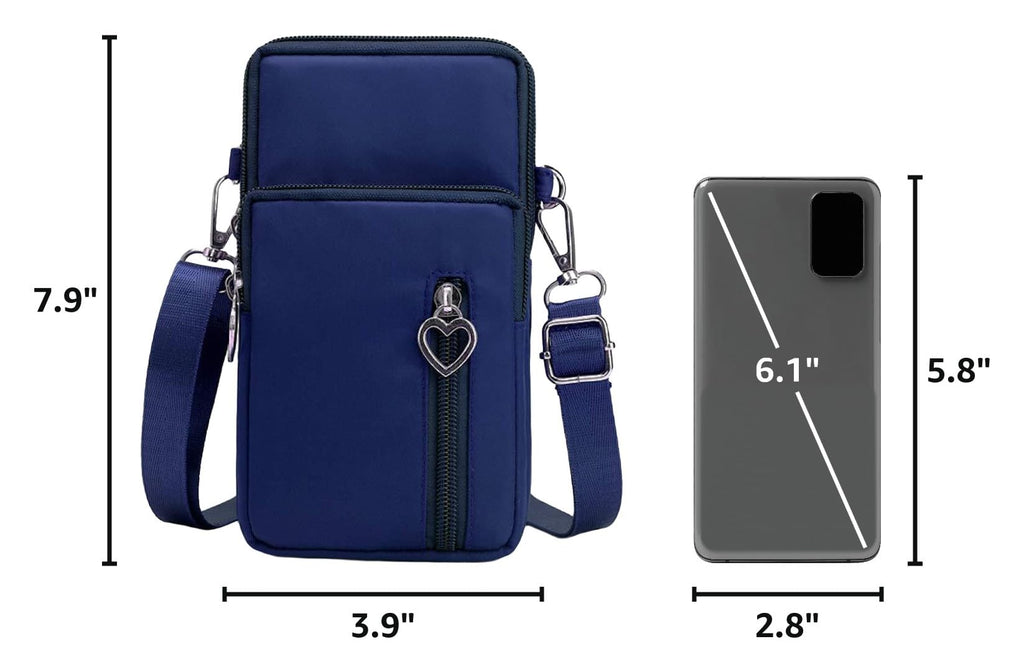 VINAIDA Small Crossbody Wallet Phone Bag Women Mini Crossbody Purse Cell Phone Shoulder Bag Mini Wallet Over Shoulder Strap