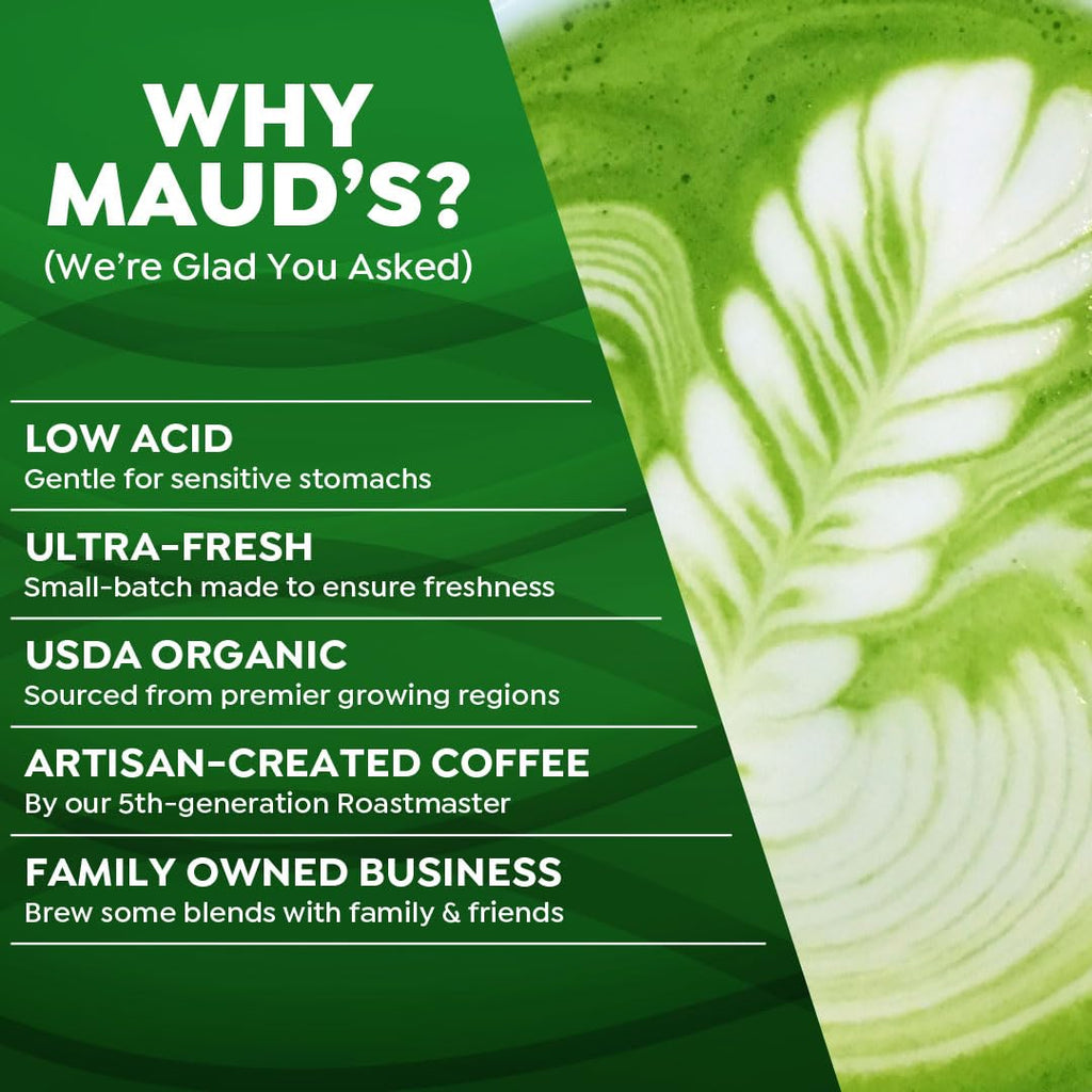Maud's Chai Tea Latte Pods, 18 ct, Single Serve Tea Pods - 100% Gourmet Blended Tea Leaves, Compatible with Keurig K Cups Maker