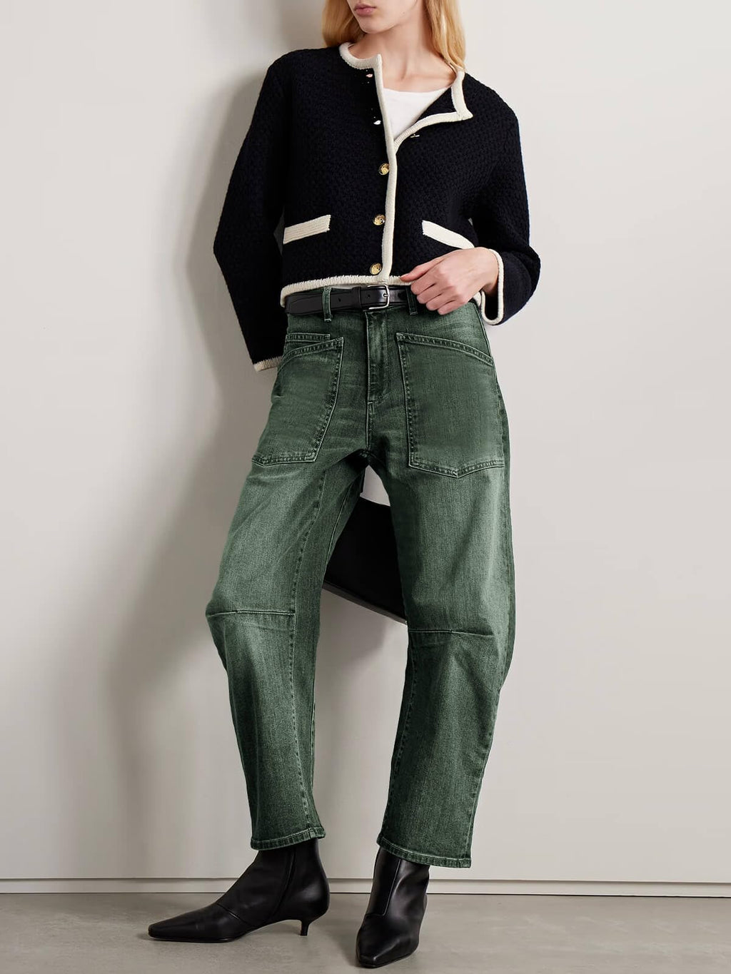 PLNOTME Womens Barrel Jeans High Waisted Baggy Boyfriend Wide Leg Denim Pants with Pockets