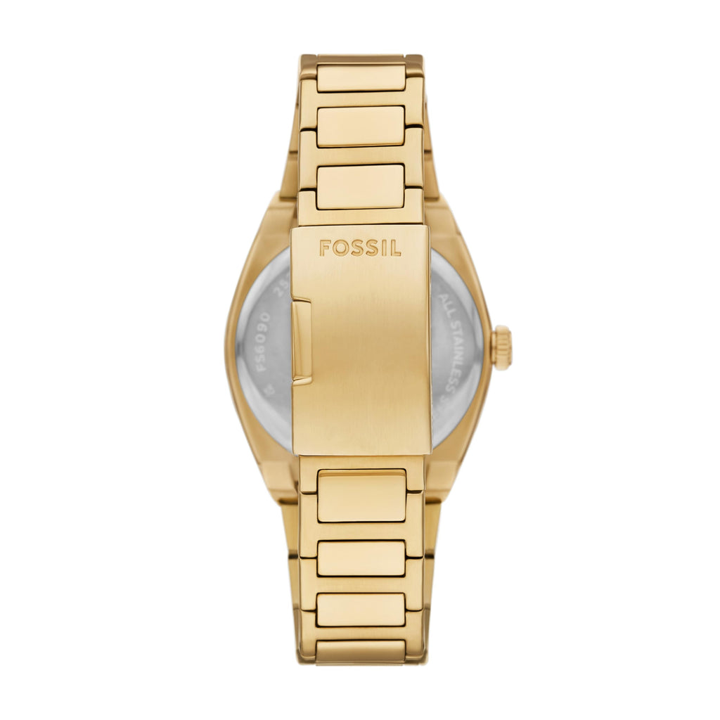 Fossil Men's Everett Quartz Stainless Steel Watch, Three-Hand Watch for Men