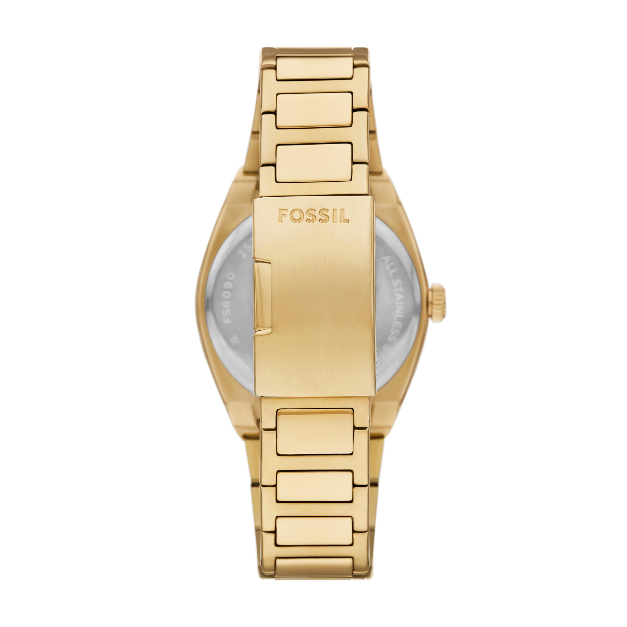 Fossil Men's Everett Quartz Stainless Steel Watch, Three-Hand Watch for Men
