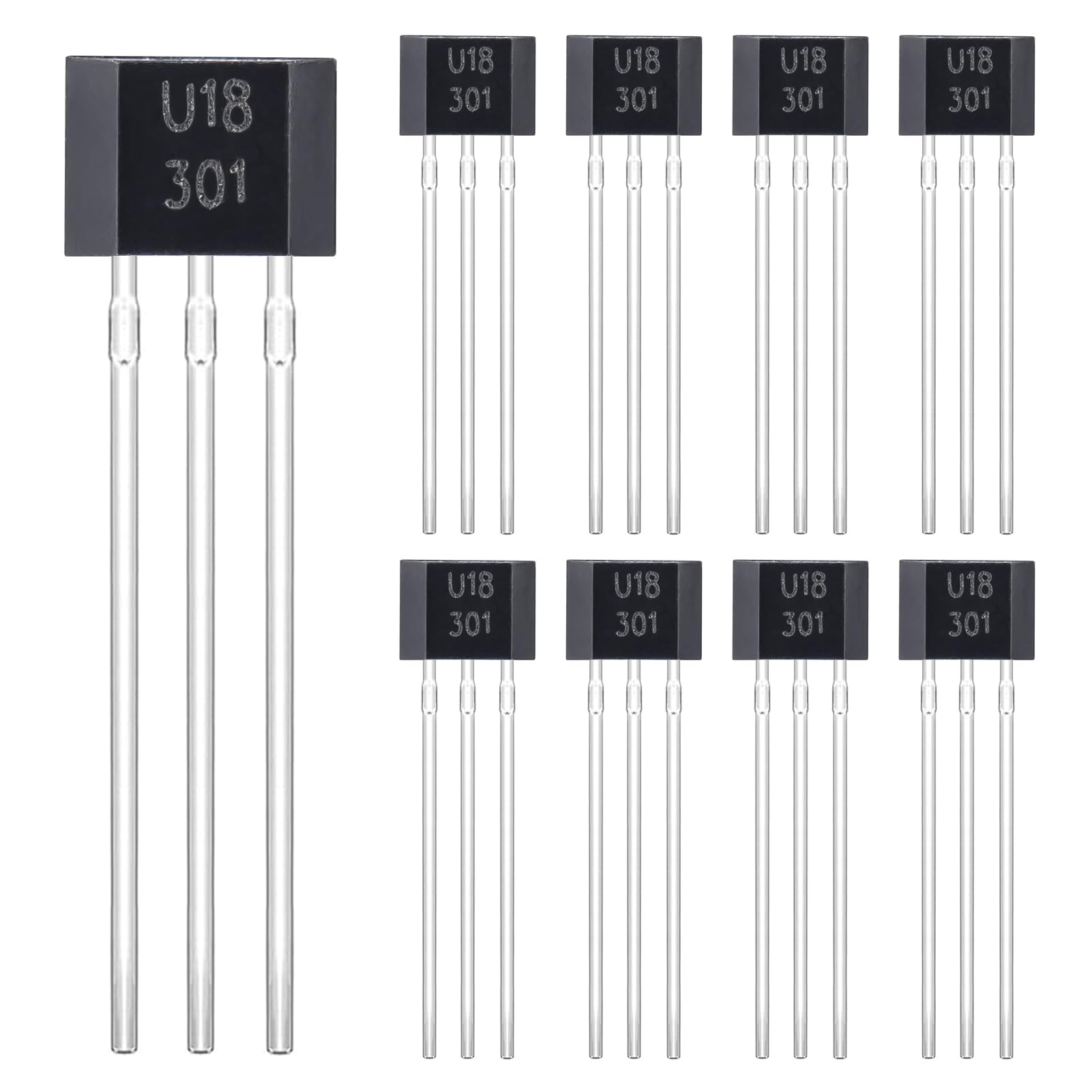 2N2222 2N2222A Amplifier Transistors NPN Silicon Transistor TO-92 60V 800mA (Pack of 200pcs)