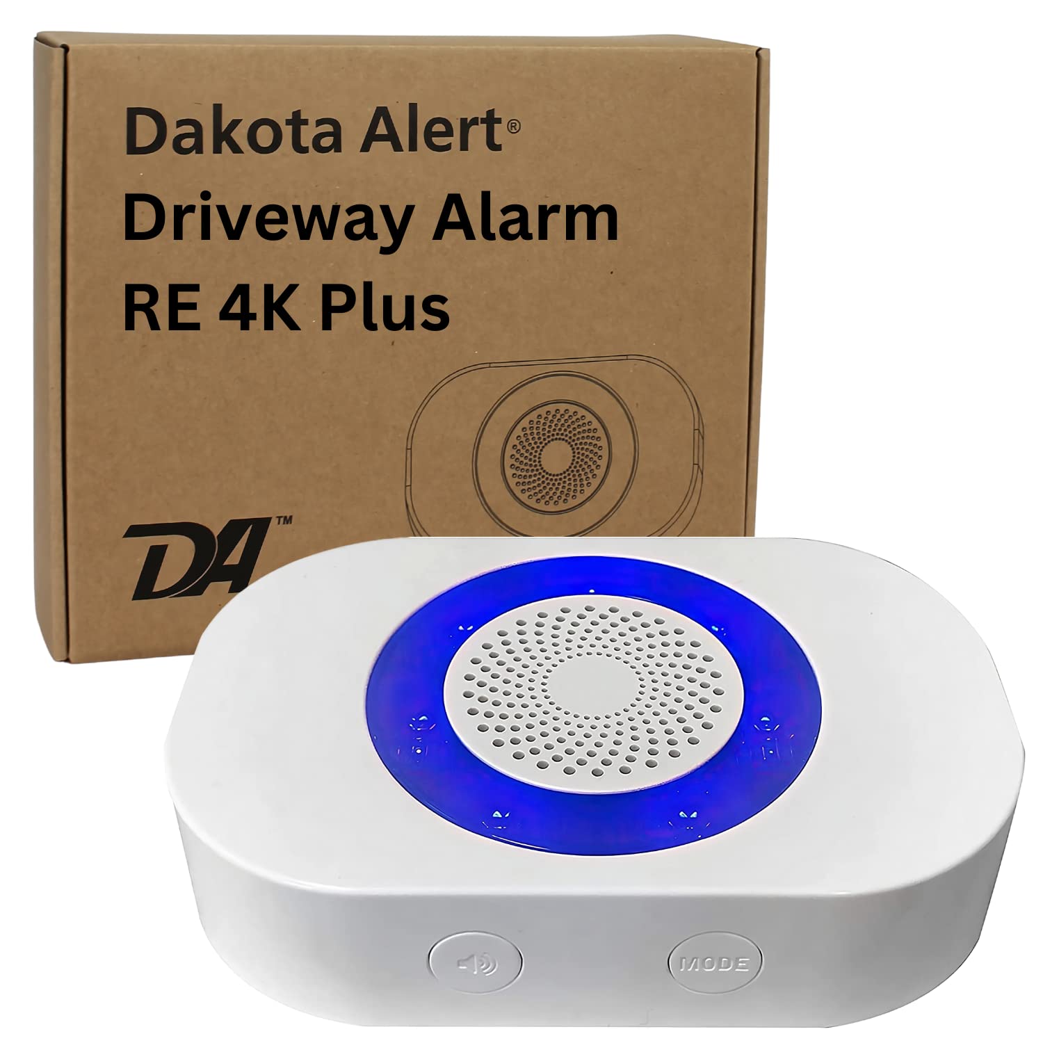 Dakota Alert Long Range Driveway Alarm Motion Detector - DCMA-4k Plus One Mile Wireless Range Alarm System - DCMT-4000 Transmitter & RE-4k Plus Receiver-Use Outdoors, Driveways, Entrances & Backyards
