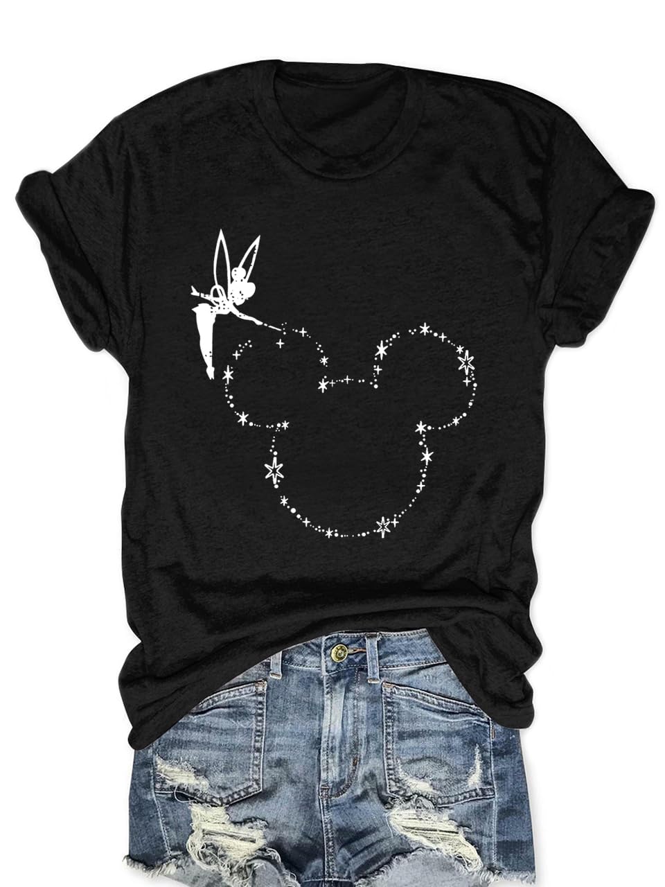 Magic Kingdom Castle Shirt Casual Vacation Holiday Short Sleeve Boho Clothes for Women Summer Cute Tops