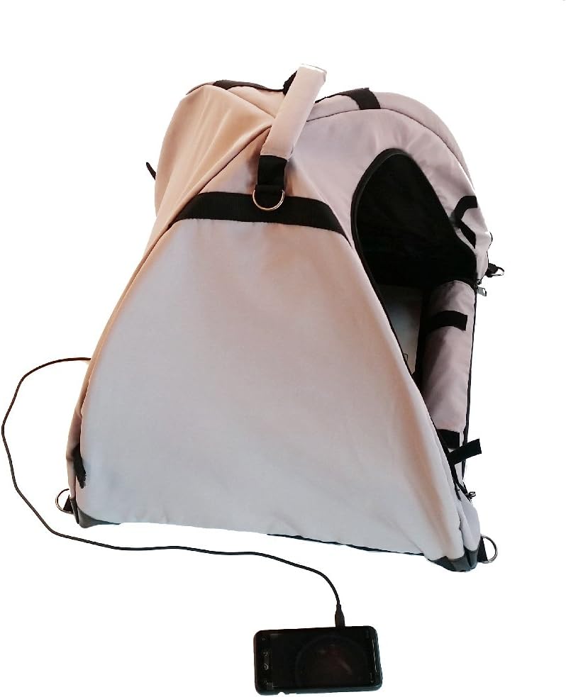 LAPTOP TENT - Portable Sun Shade & Water-Resistant Beach Bag for Outdoor Work | Heat & UV Reflective Fabric | Computer Privacy Hood & Glare Shield | Convertible Tote for Laptop, Towels, Drinks & More