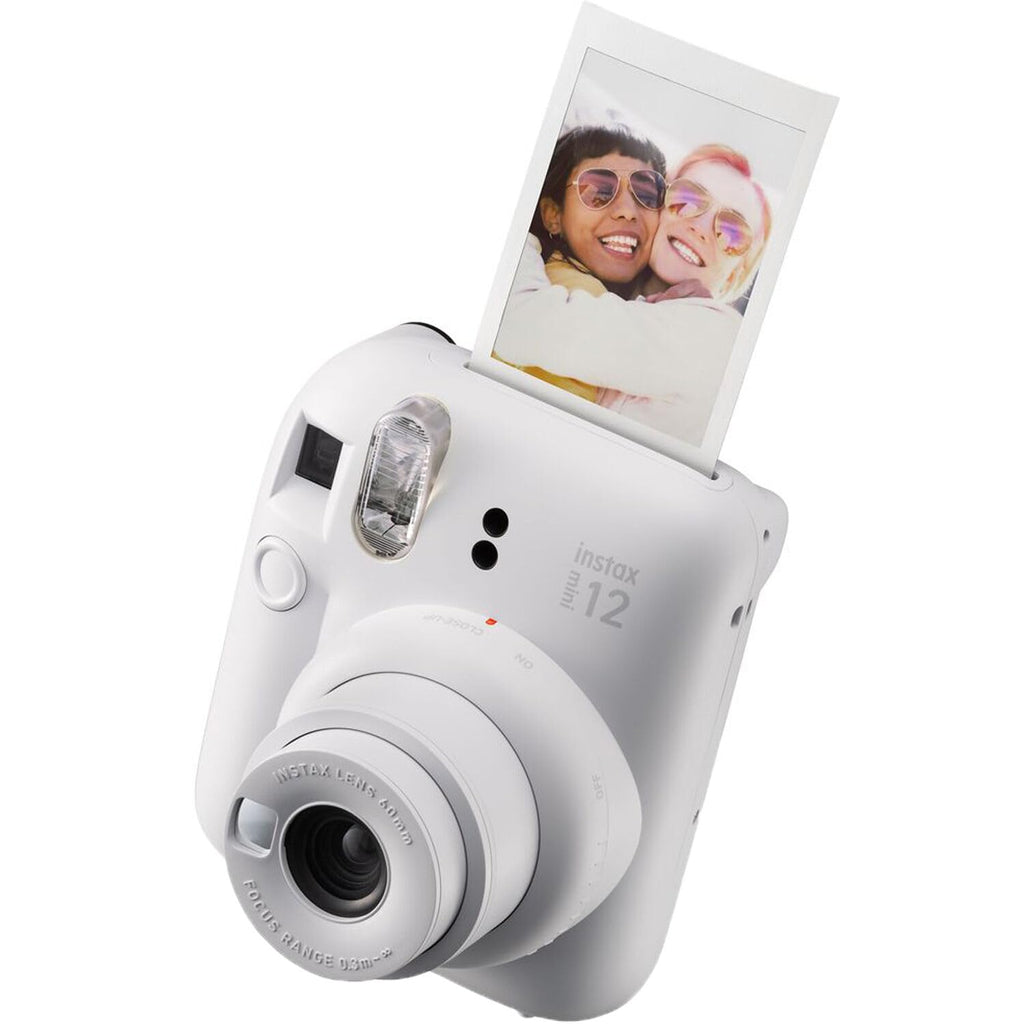 Fujifilm Instax Mini 12 Instant Camera + MiniMate Accessory Bundle & Compatible Custom Case + Fuji Instax Film Value Pack (50 Sheets) Flamingo Designer Photo Album (Mint Green)