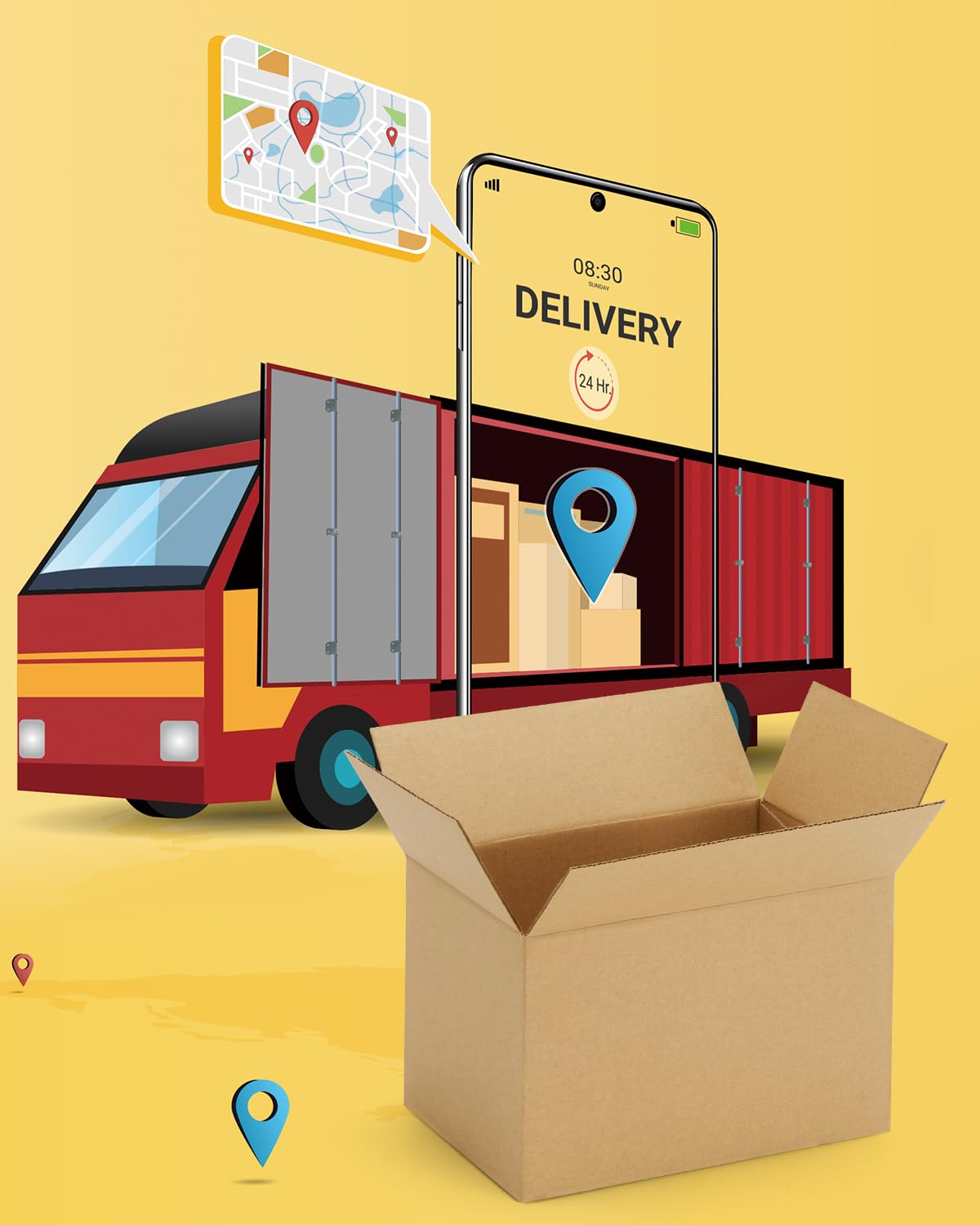 40-Pack-Small-Shipping-Boxes-6x4x4, Corrugated-Cardboard-Boxes-for-Packaging-Small-Business, Brown-Boxes-Mailers