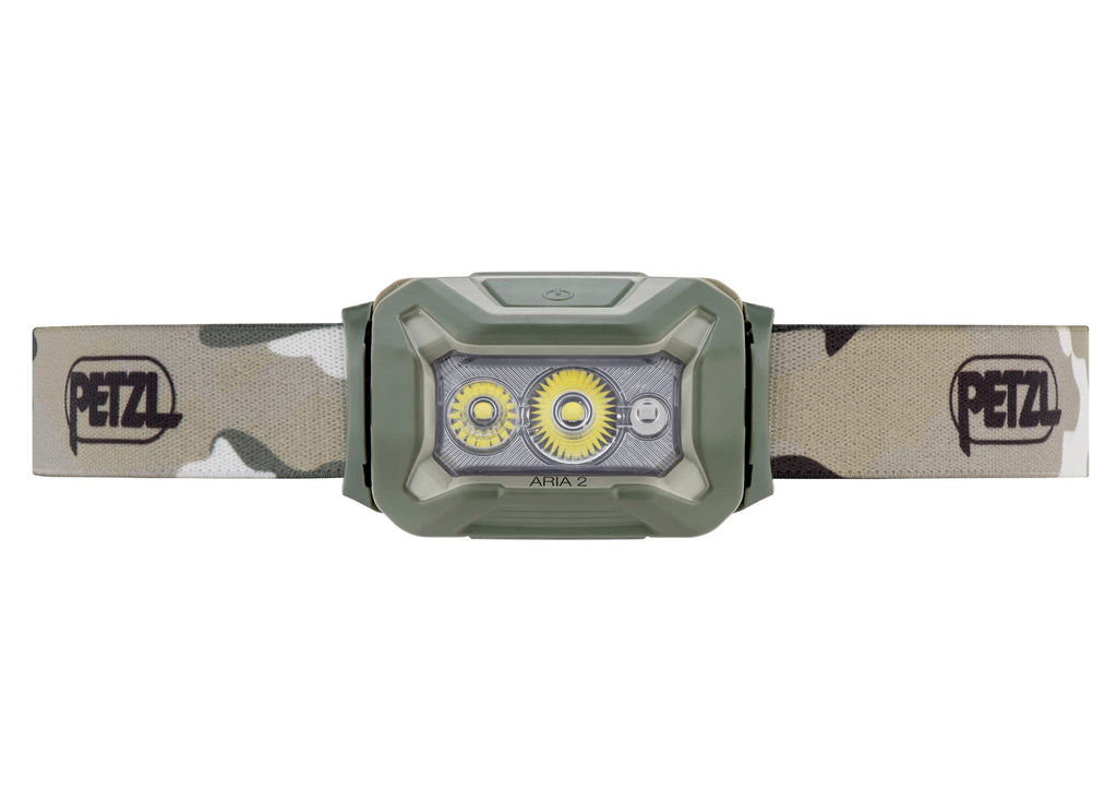 PETZL ARIA 2 RGB Headlamp - Camouflage (450 lm) [Legacy]