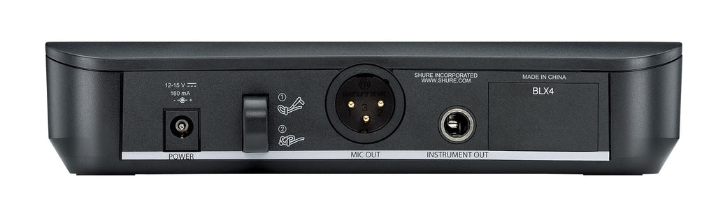 Shure BLX24/SM58 Wireless Microphone System - 14-Hour Battery Life, 300 ft Range, UHF | Includes SM58 Handheld Vocal Mic, Single Channel Receiver | H9 Band (BLX24/SM58-H9)