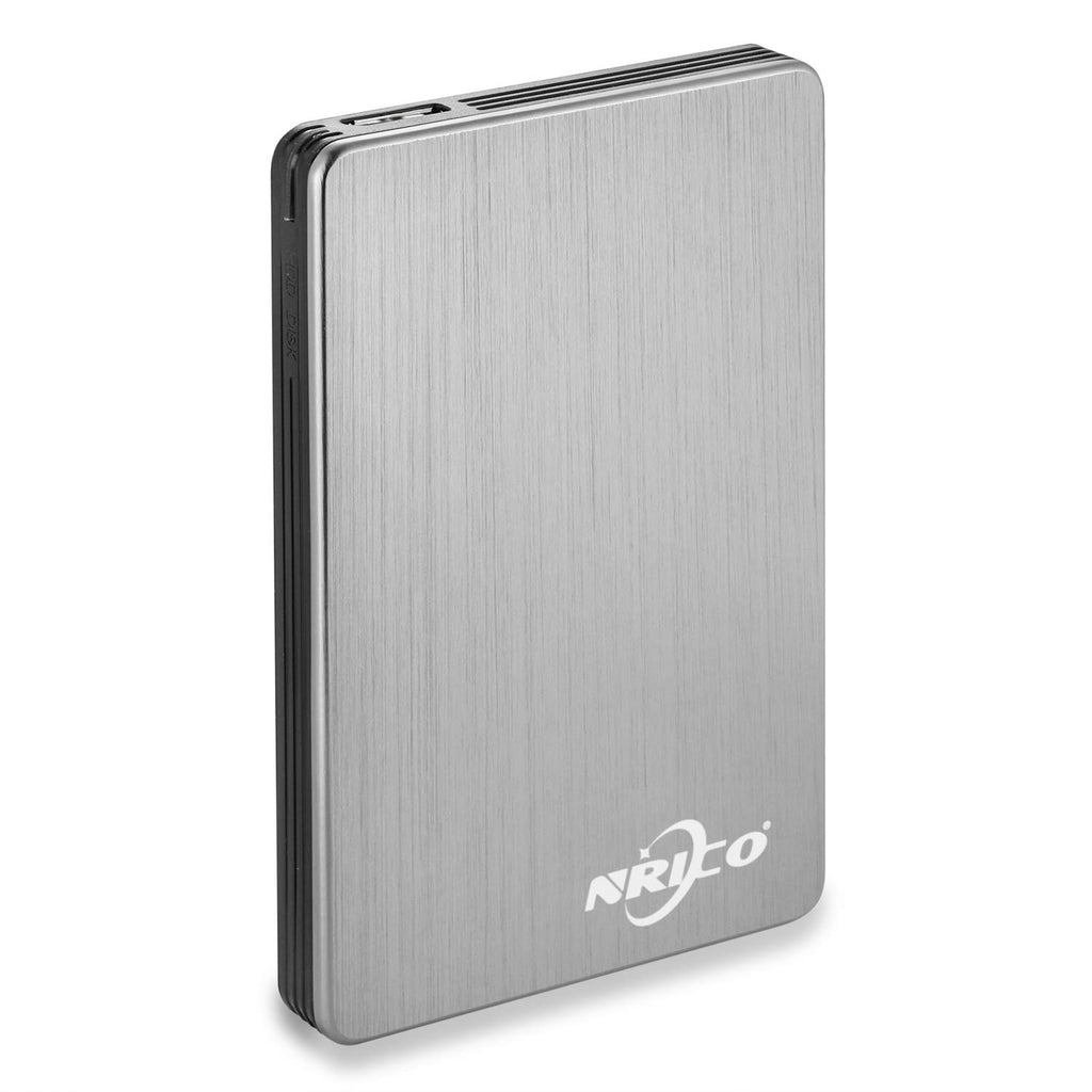 NRICO Portable External Hard Drive, USB 3.0, 2.5 Inch, Compatible with PC, Mac, Desktop (Blue, 320, GB)