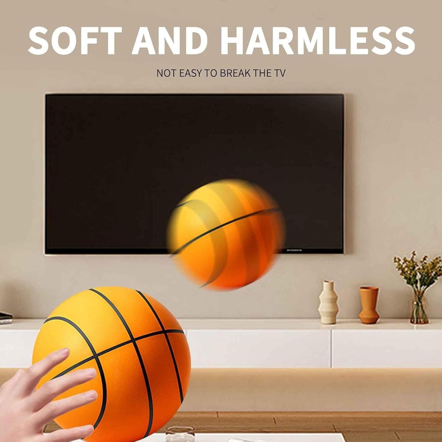 Silent Basketball, 2026 New Silent Basketball, Silent Basketballs Dribbling Indoor, No Noise Basketballs for Various Indoor Activities