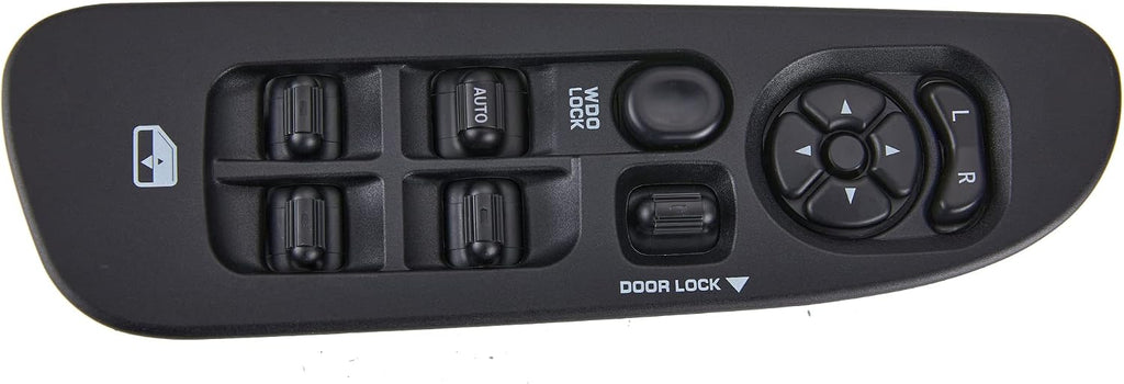 Power Window Switch Fits for 2002-2010 Dodge Ram 1500 2500 3500, 2001-2004 Dodge Dakota, Driver Side Control Door vidrios Master Switch OEM 56049805AB.Black Panel