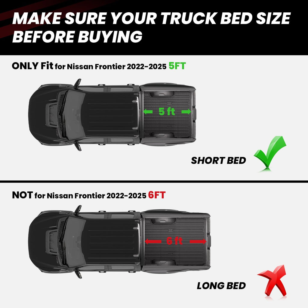 LASFIT Truck Bed Mat for 2009-2016 Ford F250 F350 F450 6.75ft Super Duty 81.9'' Bed Liner(Not fit with Drop-in Bed Liner), TPE 100% All Weather Car Bed Mat for F-250 F-350 F-450,1PCS Black