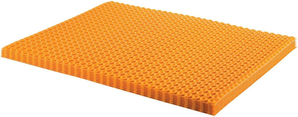 Schluter Ditra-Heat Electric Floor Heating Membrane, 1/4" Thickness | Ideal for Tiles and Stone, Uncoupling, Waterproofing, Vapor Management and Load Support, 134.5 Square Feet Roll - DH512M