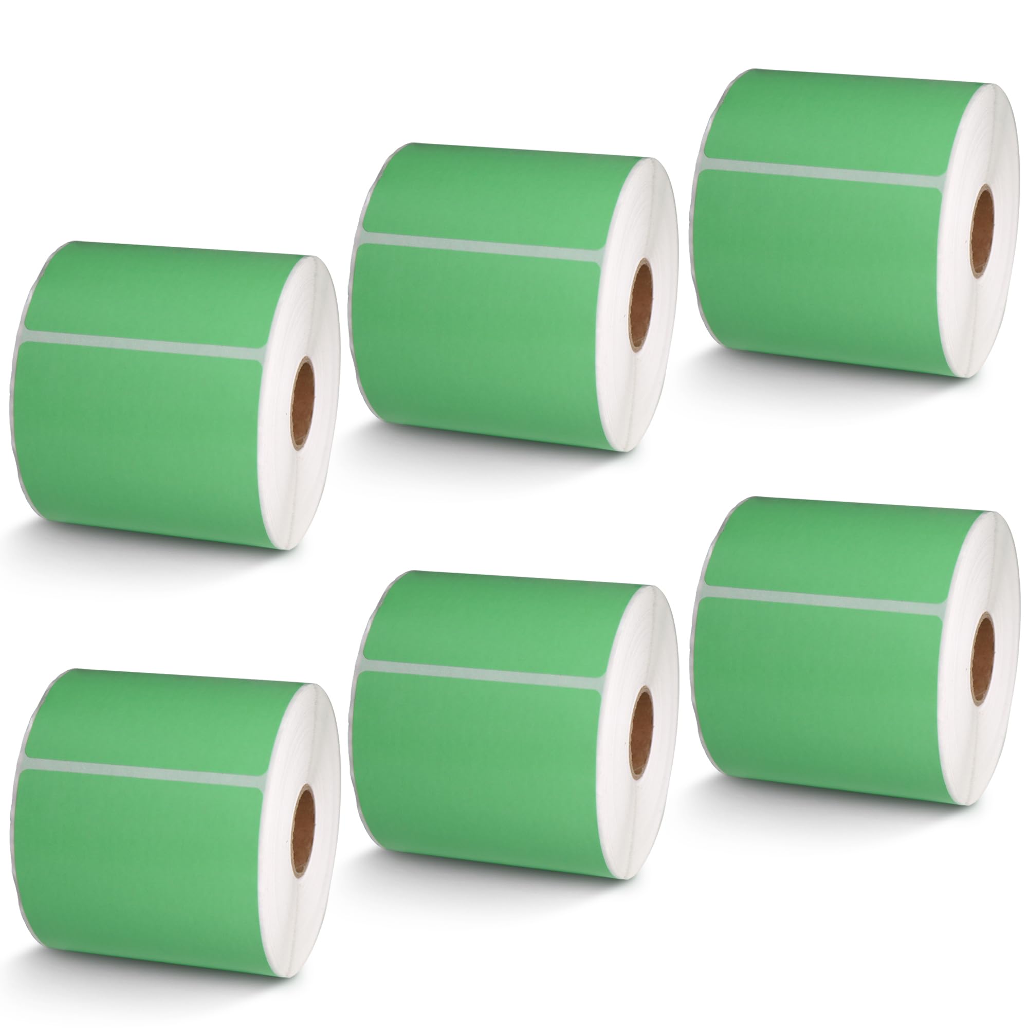 BETCKEY - 1" x 0.5" Small Labels Compatible with Zebra & Rollo Label Printer, Premium Adhesive & Perforated[Light Blue, 6 Rolls, 14580 Labels]