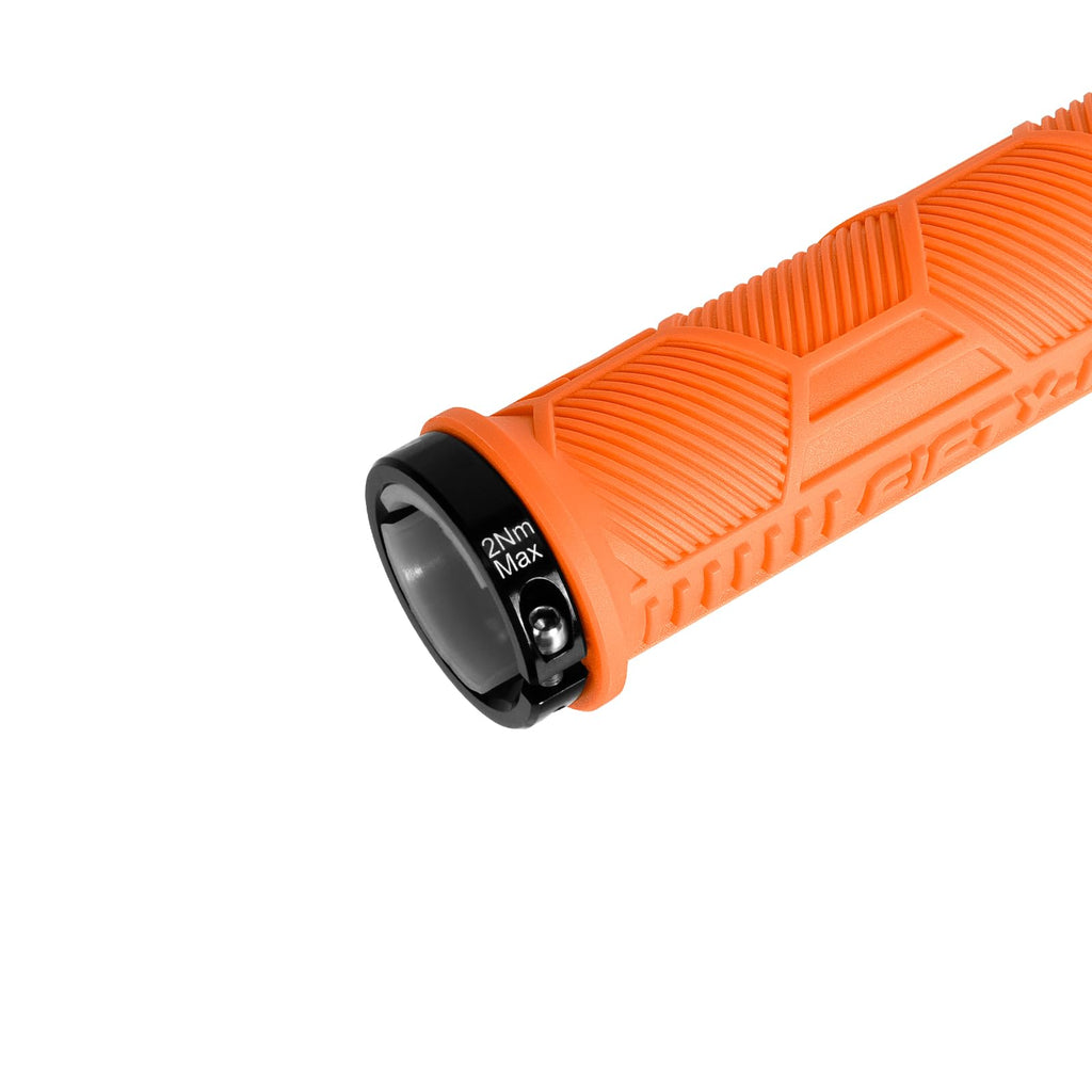 FIFTY-FIFTY Double Lock-On Mountain Bike Grips, Bicycle Handlebar Locking Grips, Non-Slip MTB Handle