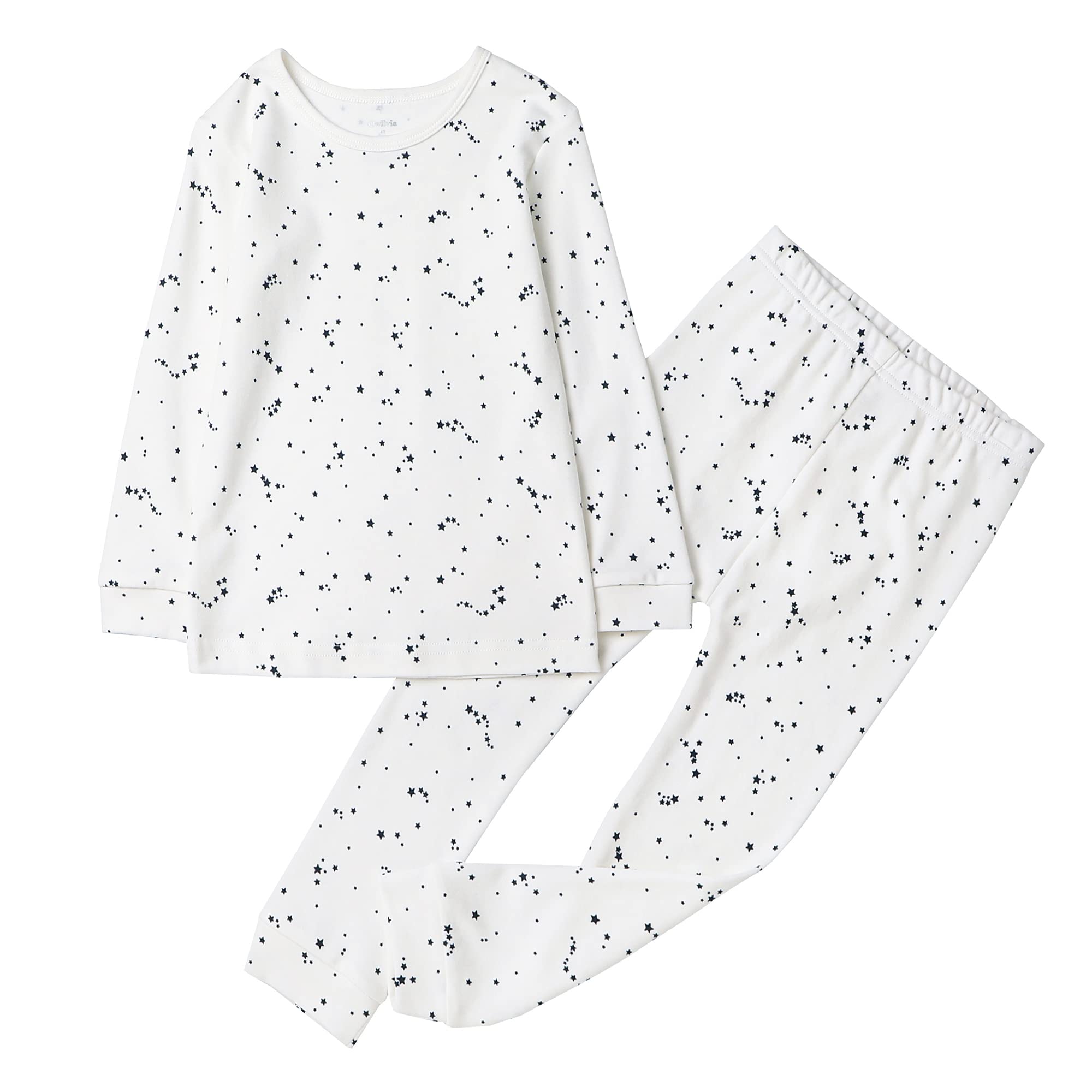 Owlivia 100% Organic Cotton Baby Long Sleeve Pajama Sets, Toddler Boy Girl 2-Piece Sleepwear