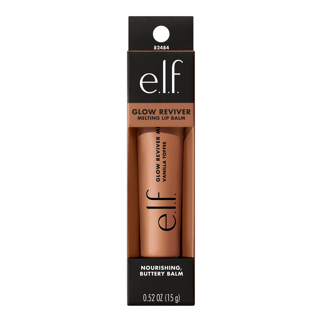 e.l.f. Glow Reviver Melting Lip Balm, Hydrating Tinted Lip Balm For A Glossy Finish & Soft, Supple Lips, Vegan & Cruelty-Free, Blackberry Sorbet