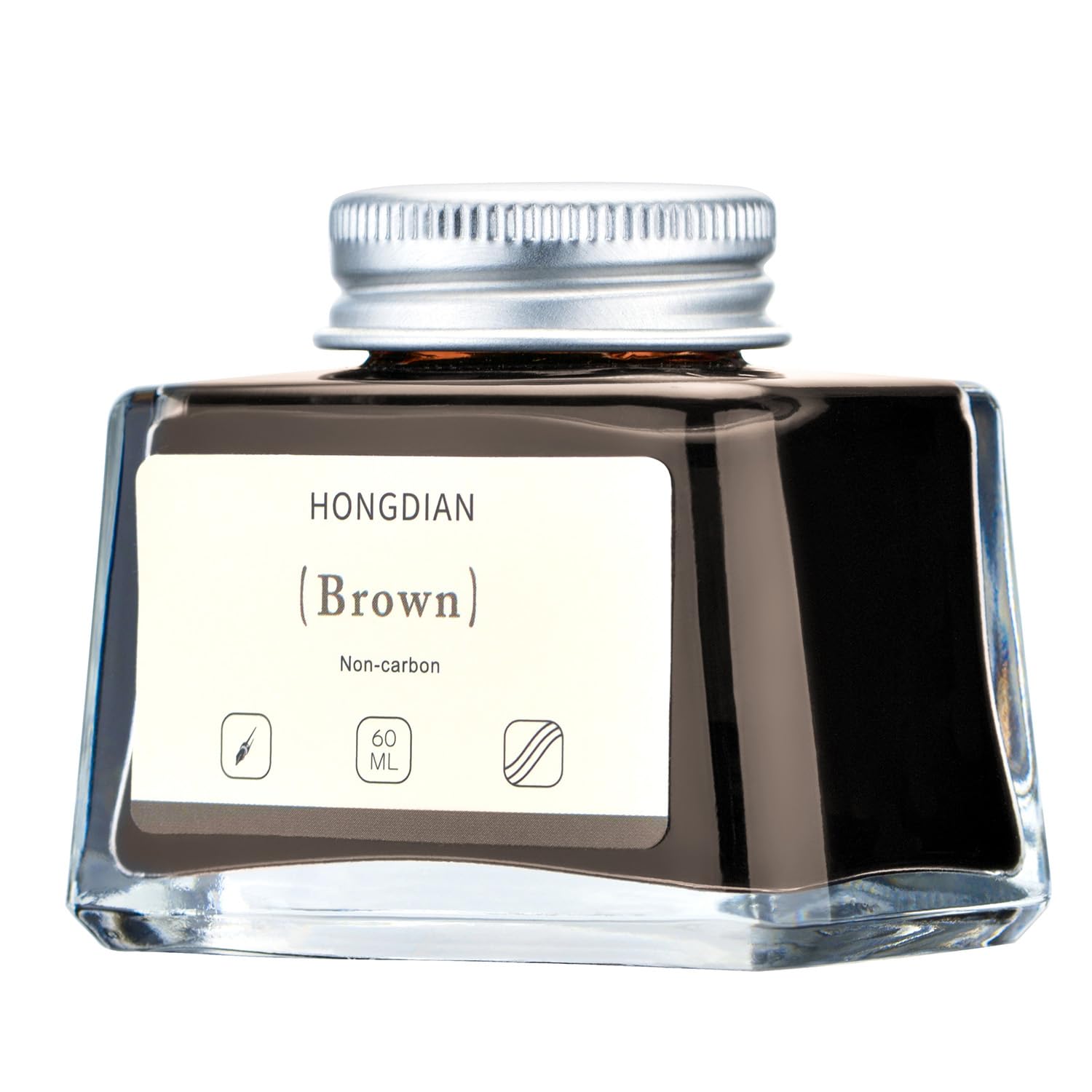 Asvine Hongdian Fountain Pen Bottled Ink Black, 60ml Fountain Pen Bottled Ink, Non Carbon
