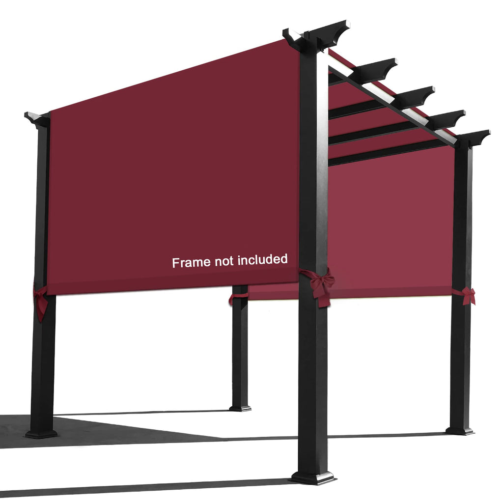 Alion Home Waterproof Pergola Cover - Universal Replacement Canopy (12' L x 8' W, Sand)