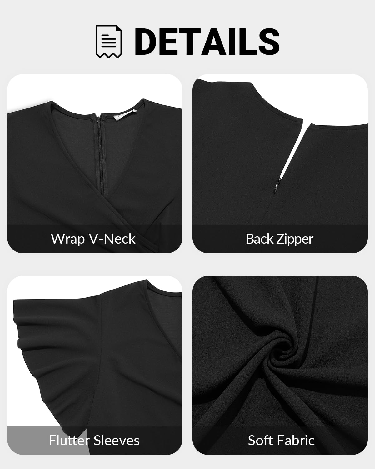 Pinup Fashion Women Plus Size Dresses Wedding Guest - Formal Cocktail Wrap High Low Long Dress