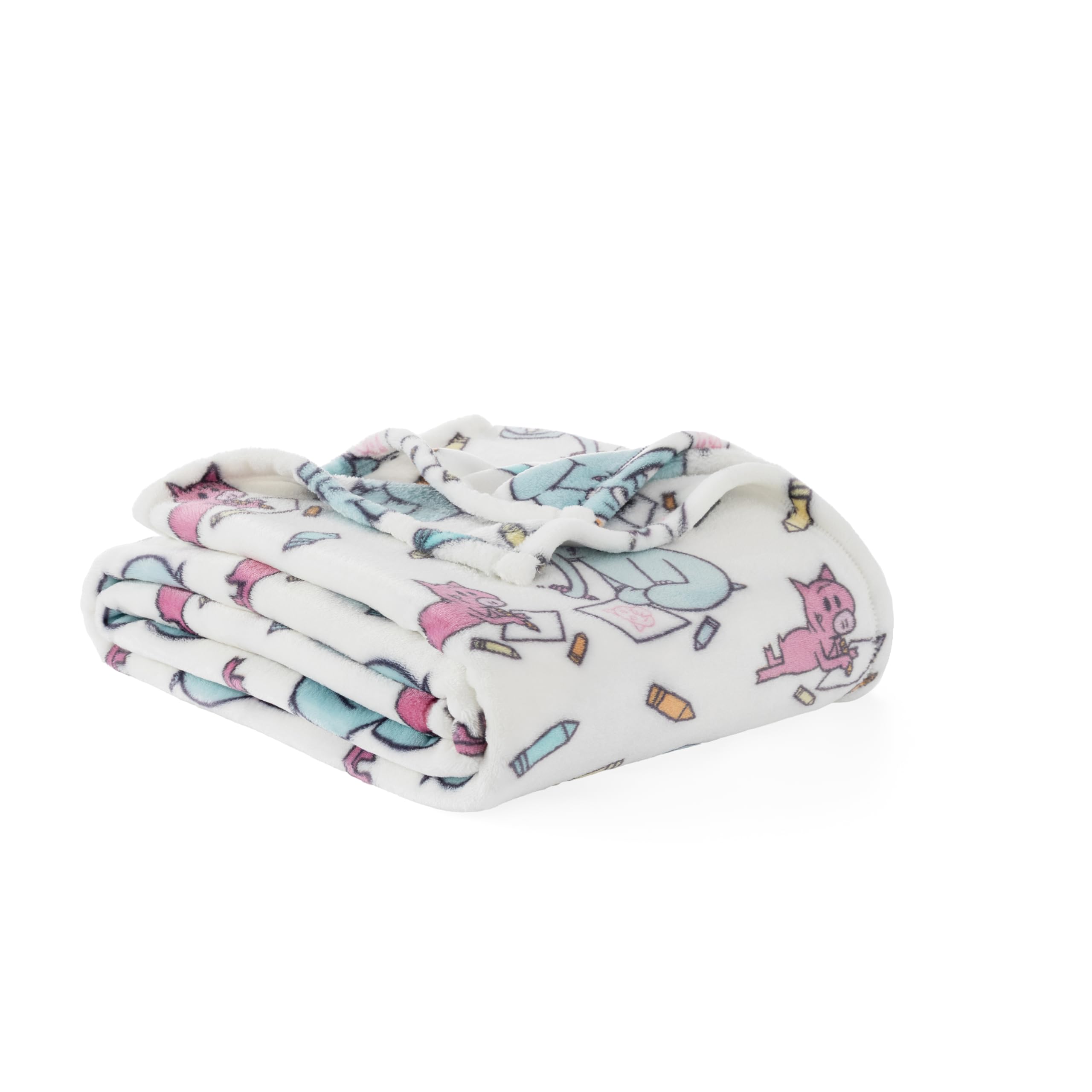 Berkshire Blanket VelvetLoft® Luxury Soft Polyester Throw Blanket, Don’t Let The Pigeon Drive The Bus, 50 x 70in(Official Mo Willems® Product)