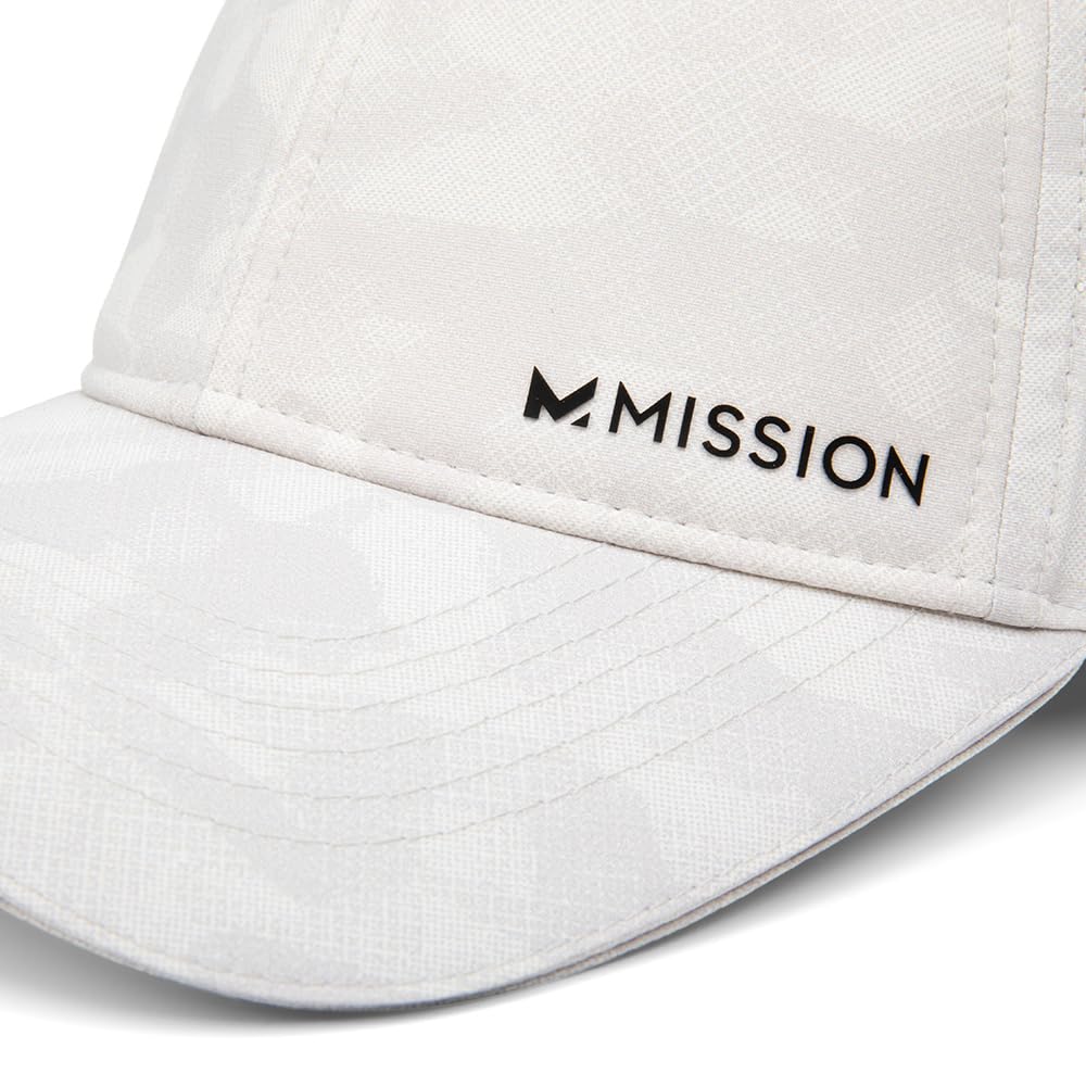 MISSION Cooling Vented Performance Hat Unisex Cap for Workouts, Golf & Running, Sweat & Water Activated Technology