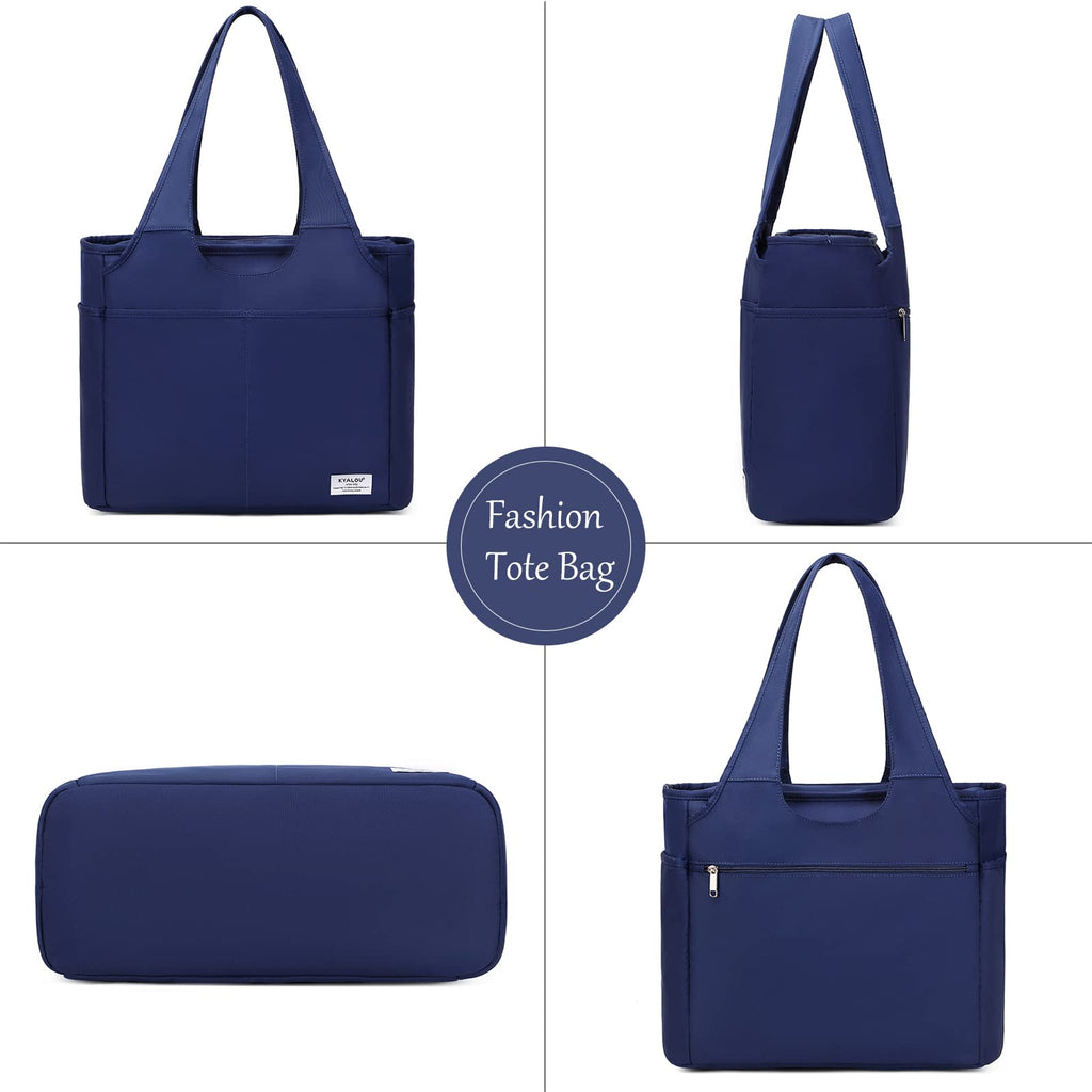 KYALOU Utility Large Tote Bag, Women Casual Shoulder Bags for Work School Gym Beach Travel Shopping Grocery | Utility