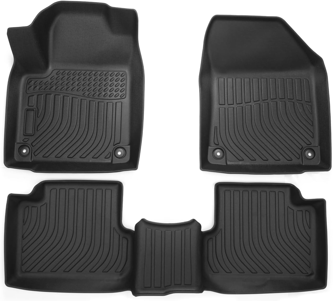 Cartist Floor Mats Compatible with Kia EV6 2022 2023 2024 2025 2026 Accessories All Weather Floor Liner Front & Rear 2 Rows Car Carpet Protection TPE Odorless