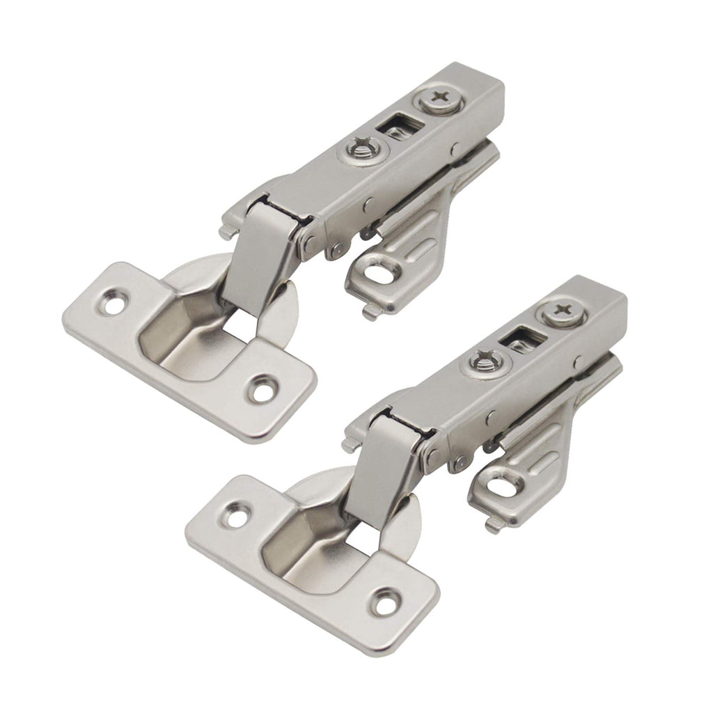 1 Pairs （2 Pack） Soft Close Kitchen Cabinet Door Hinges fit for Face Frame Cabinet,105 Degree Opening Angel Self Closing with Mounting Screws by Probrico