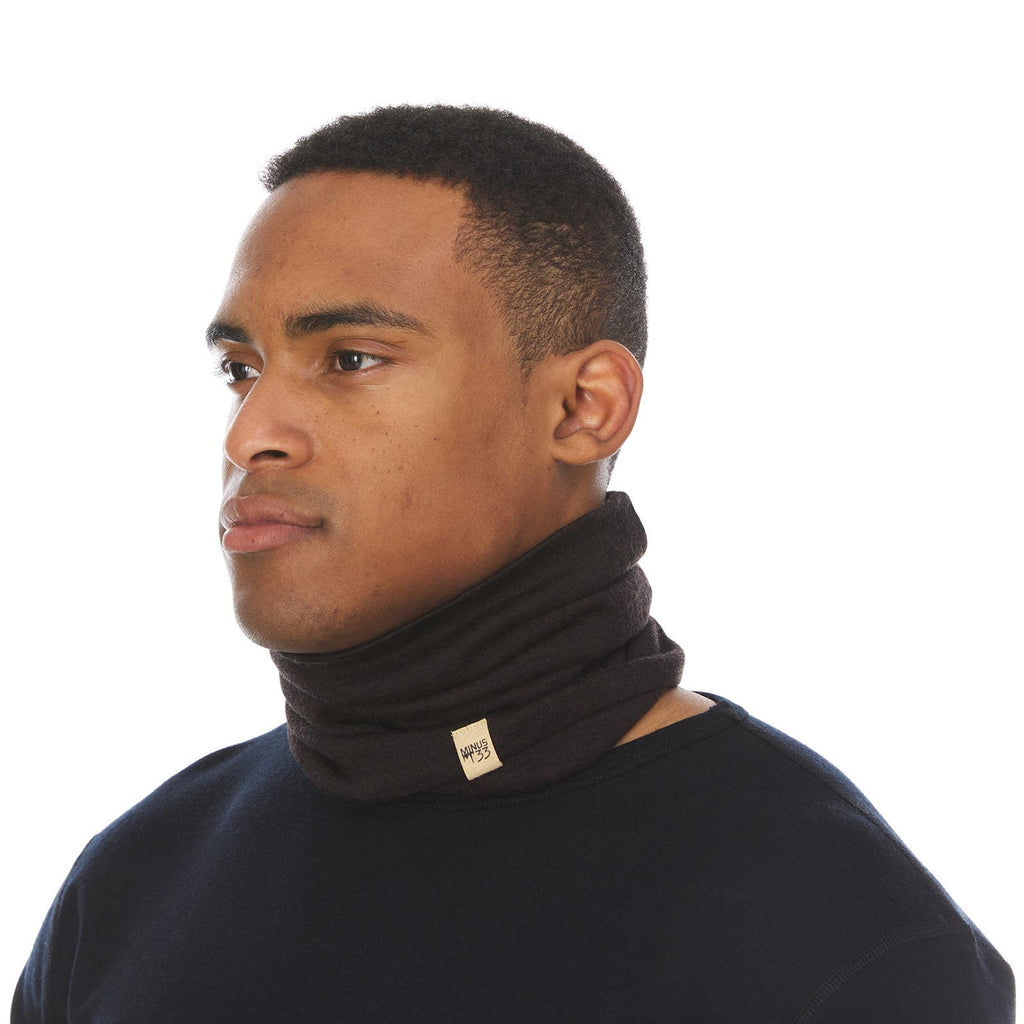 100% Merino Wool - Midweight Neck Gaiter - Skiing Neck Warmer - Winter Face Mask - Multipurpose Headwear