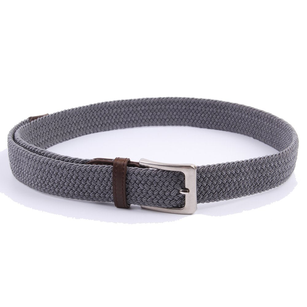 Gelante Canvas Elastic Fabric Woven Stretch Multicolored Braided Belts