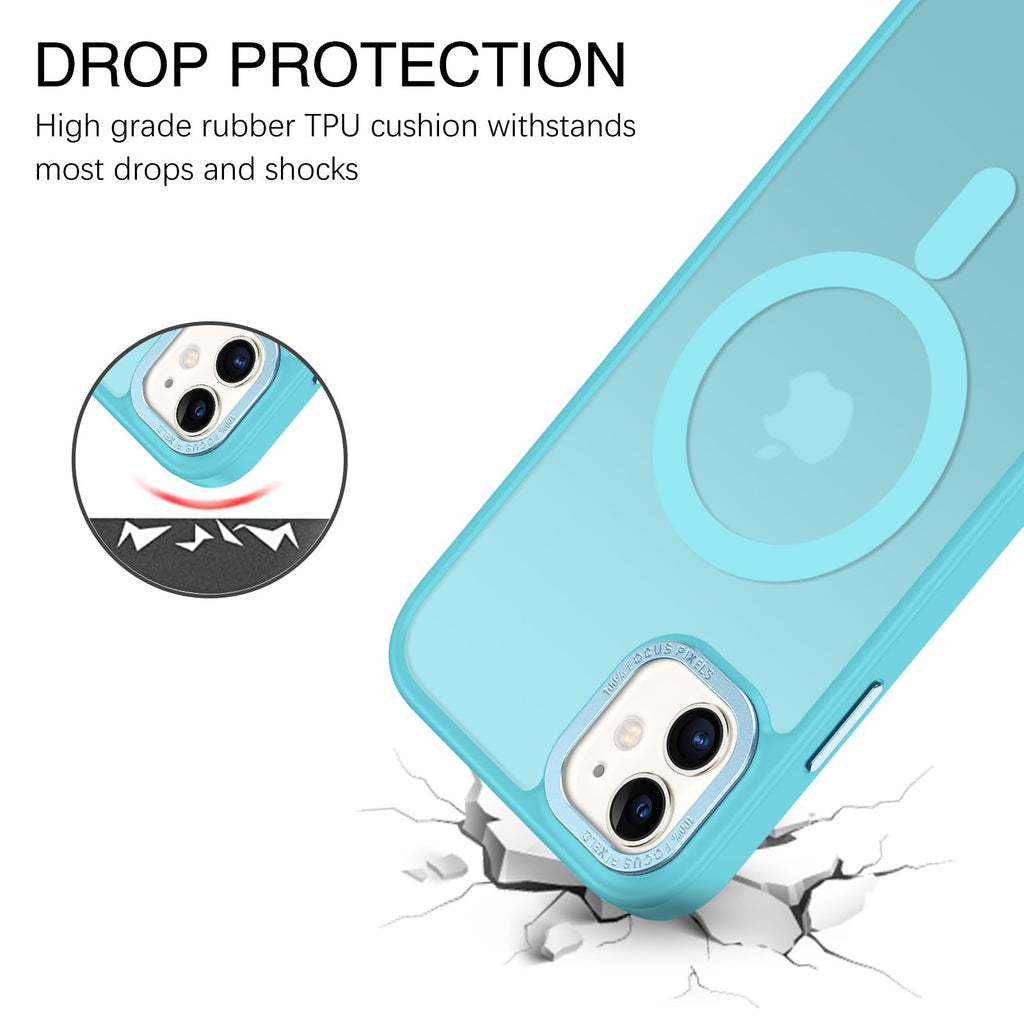 BENTOBEN for iPhone 11 Phone Case, Phone case for iPhone 11 Magnetic Case [Compatible with Mag Safe] Translucent Matte Slim Shockproof Anti-Fingerprint Protective Cover for iPhone 11 6.1’’ Black