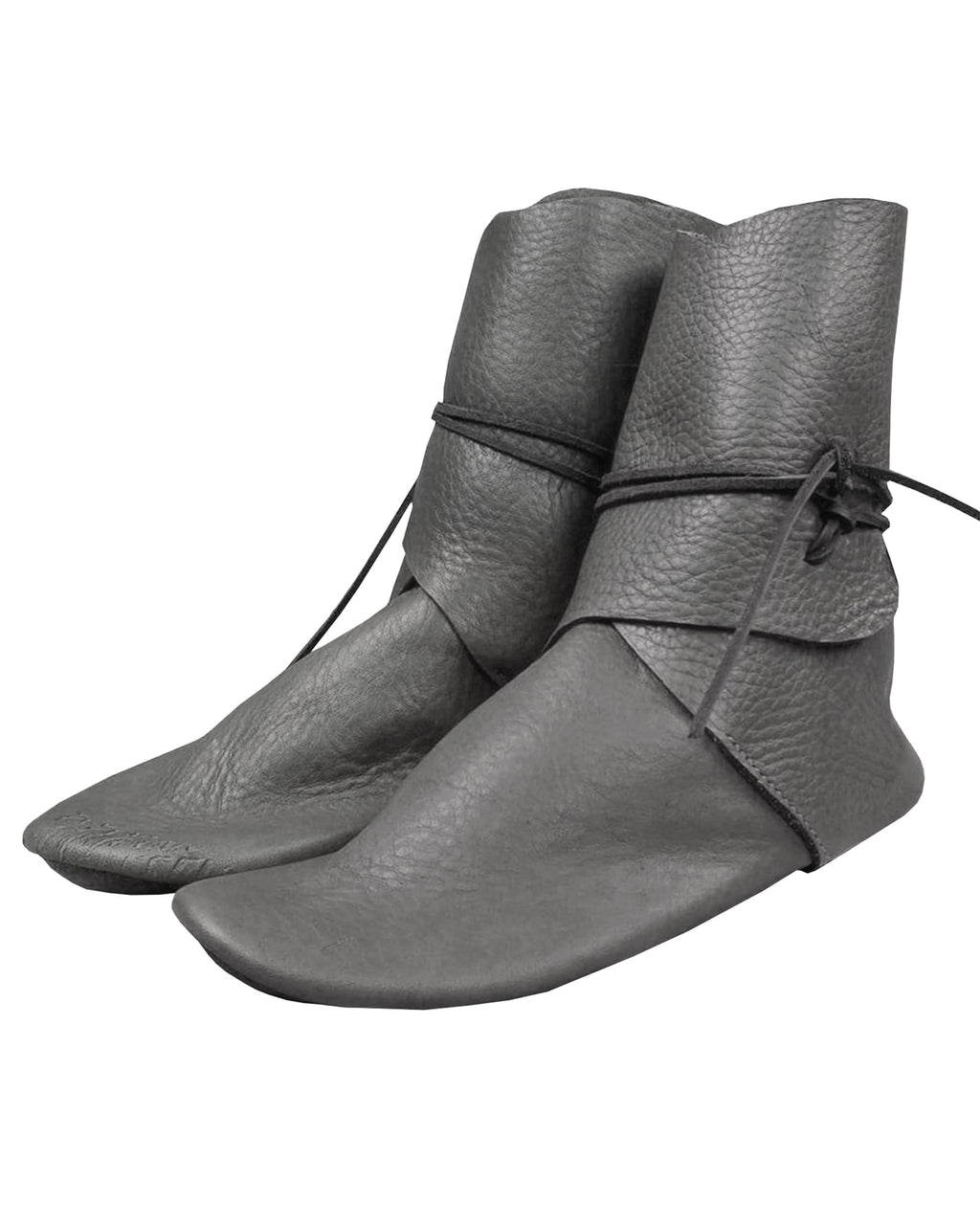 Syktkmx Mens Renaissance Boots Slip on Lace Up Medieval Cosplay Western Pirate Viking Tied Halloween Cuff Shoes