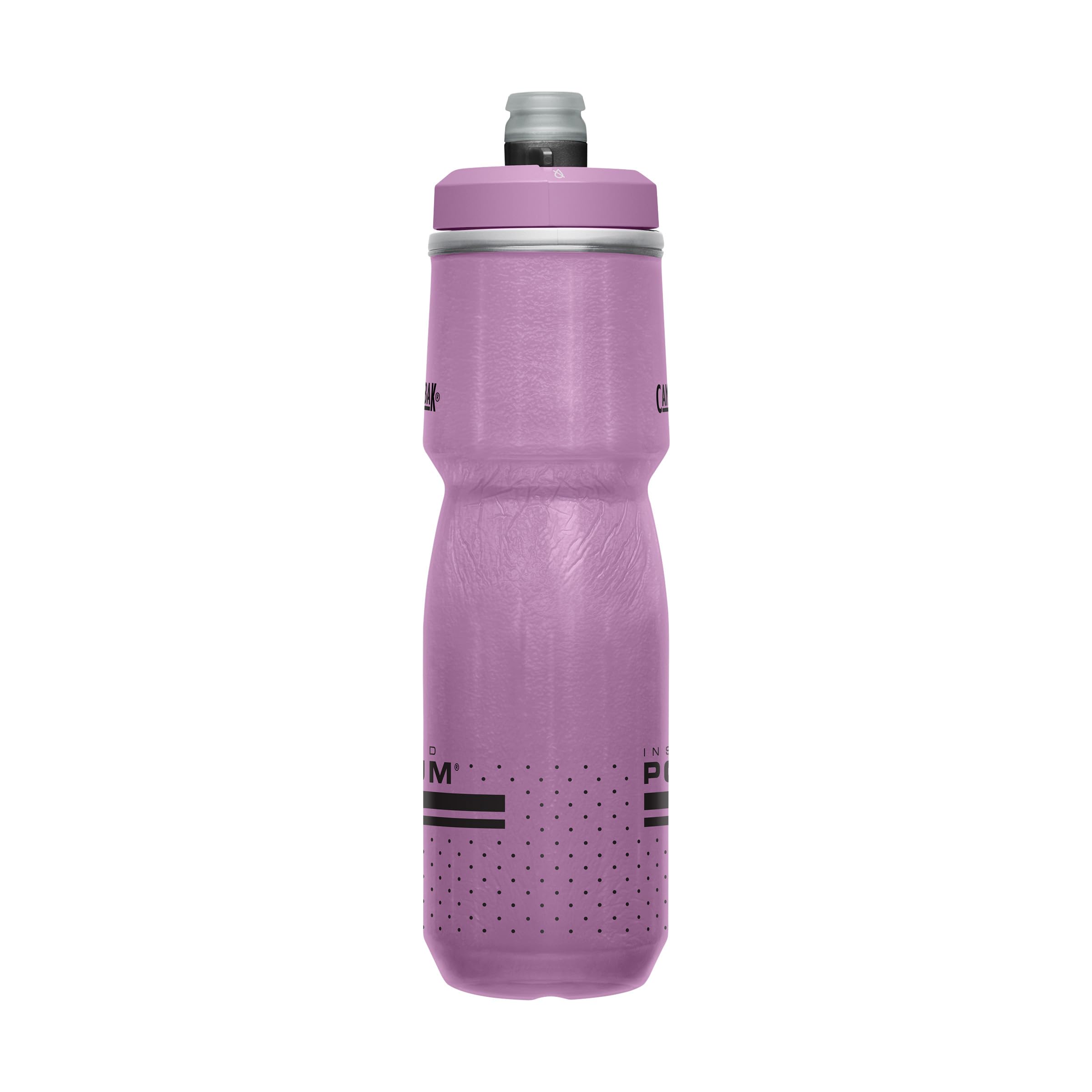 CamelBak Podium Chill Insulated Bike Squeeze Water Bottle, Cold Retention for Cycling, 24oz, Reflective Ghost
