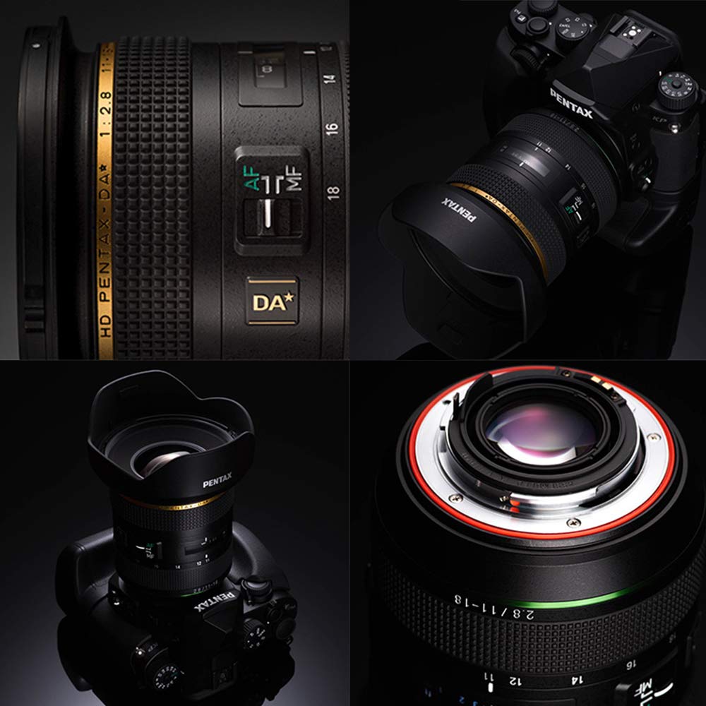 Pentax HD-DA Fish-Eye 10-17mm F3.5-4.5 ED Ultra Wide Angle Zoom Lens Compact & Lightweight Diagonal fisheye Lens for K-1 II,K-70, KP & PENTAX DSLR Cameras, Black, 23130