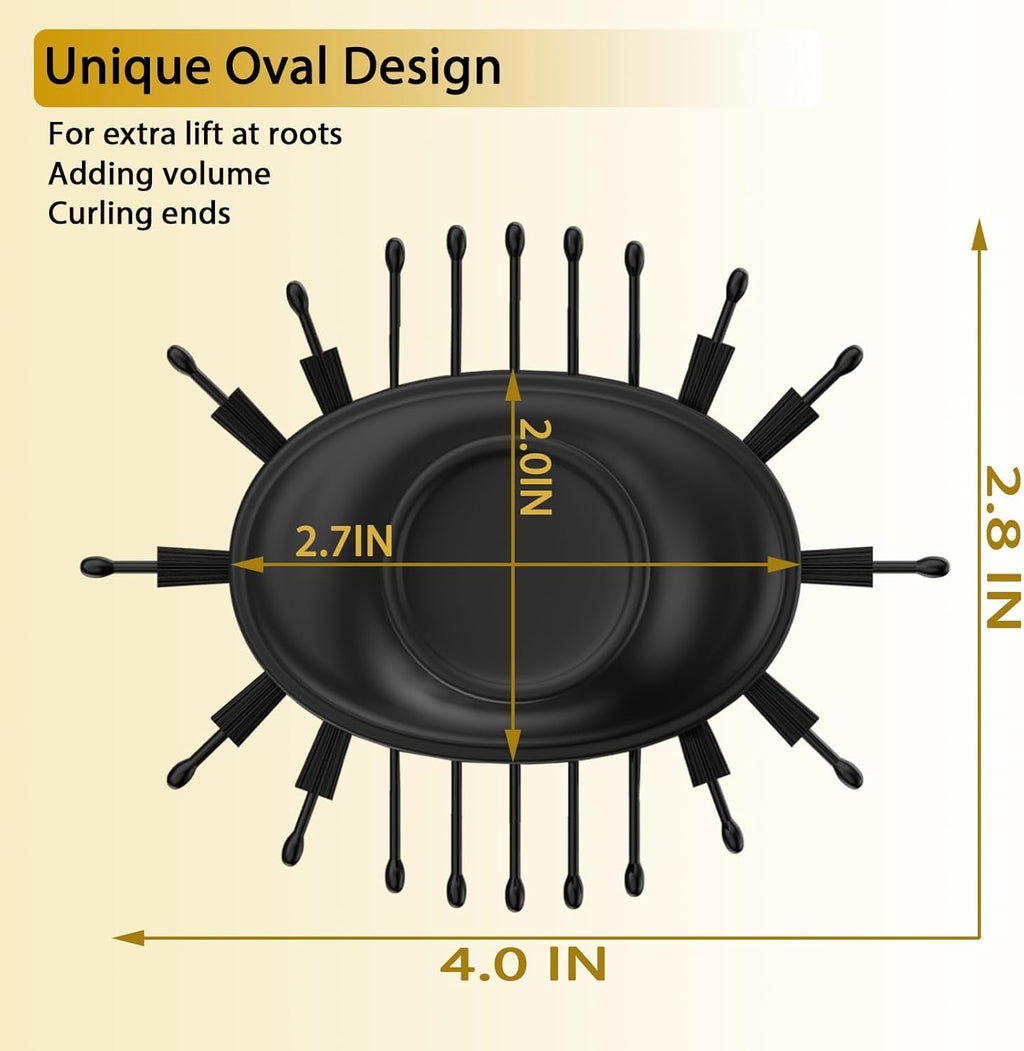 Nicebay Hair Dryer Brush, Blow Dryer Brush for Women Fast Styling, One Step Blowout Brush with Display Screen-Less Frizz, More Shine, Oval Ceramic Barrel, Negative Ion