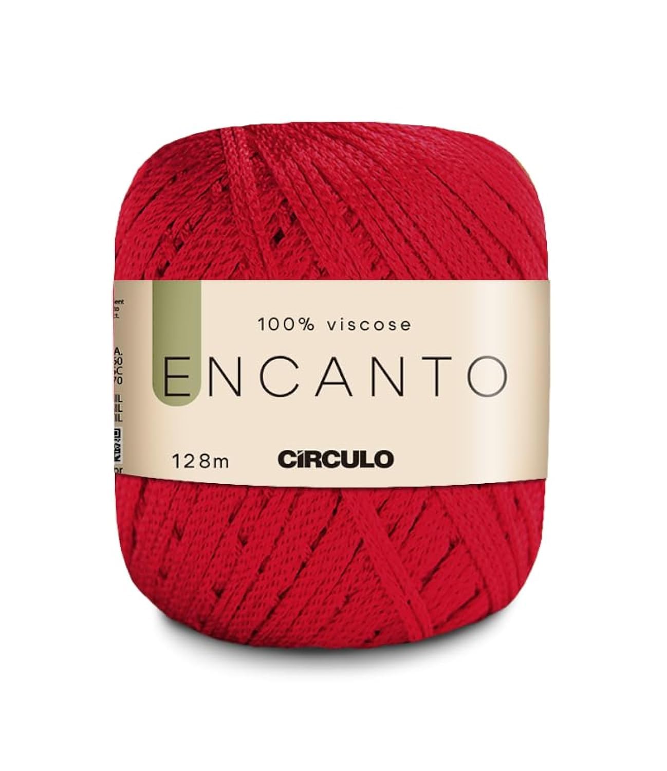 CIRCULO Encanto Slim Roll Yarn 100% Viscose - Luxury & Shine - Sport Weight Yarn - 262 yds, 3.52 oz - Color 1289 - Canary