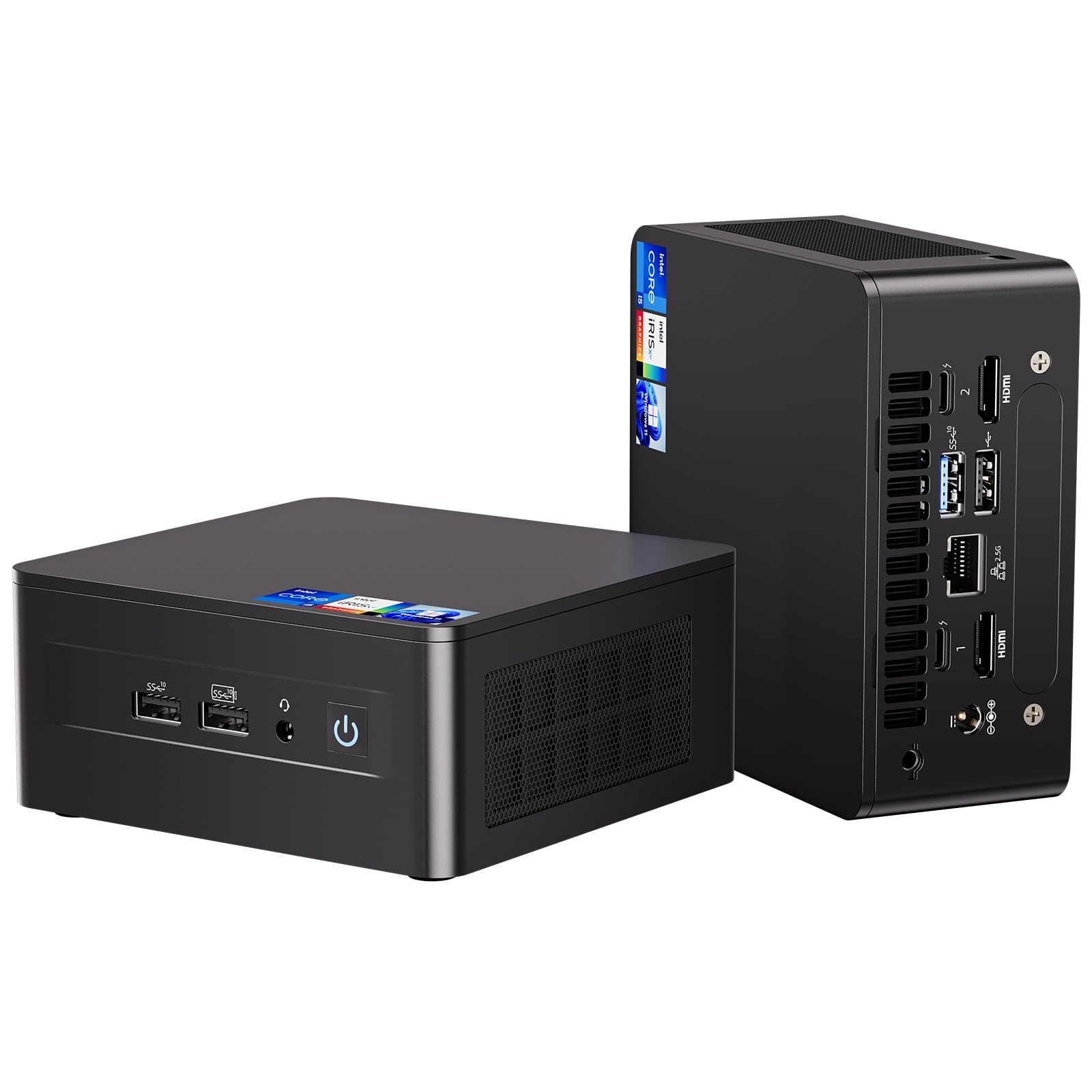 Intel NUC 11 NUC11PAHI5 Panther Canyon Mini PC, Core i5-1135G7, 16GB RAM, 512GB SSD, Mini Computers Windows 11 Pro for Business Home Office, Support 8K/Wifi 6/4K Quad Display/Bluetooth 5/Thunderbolt 3
