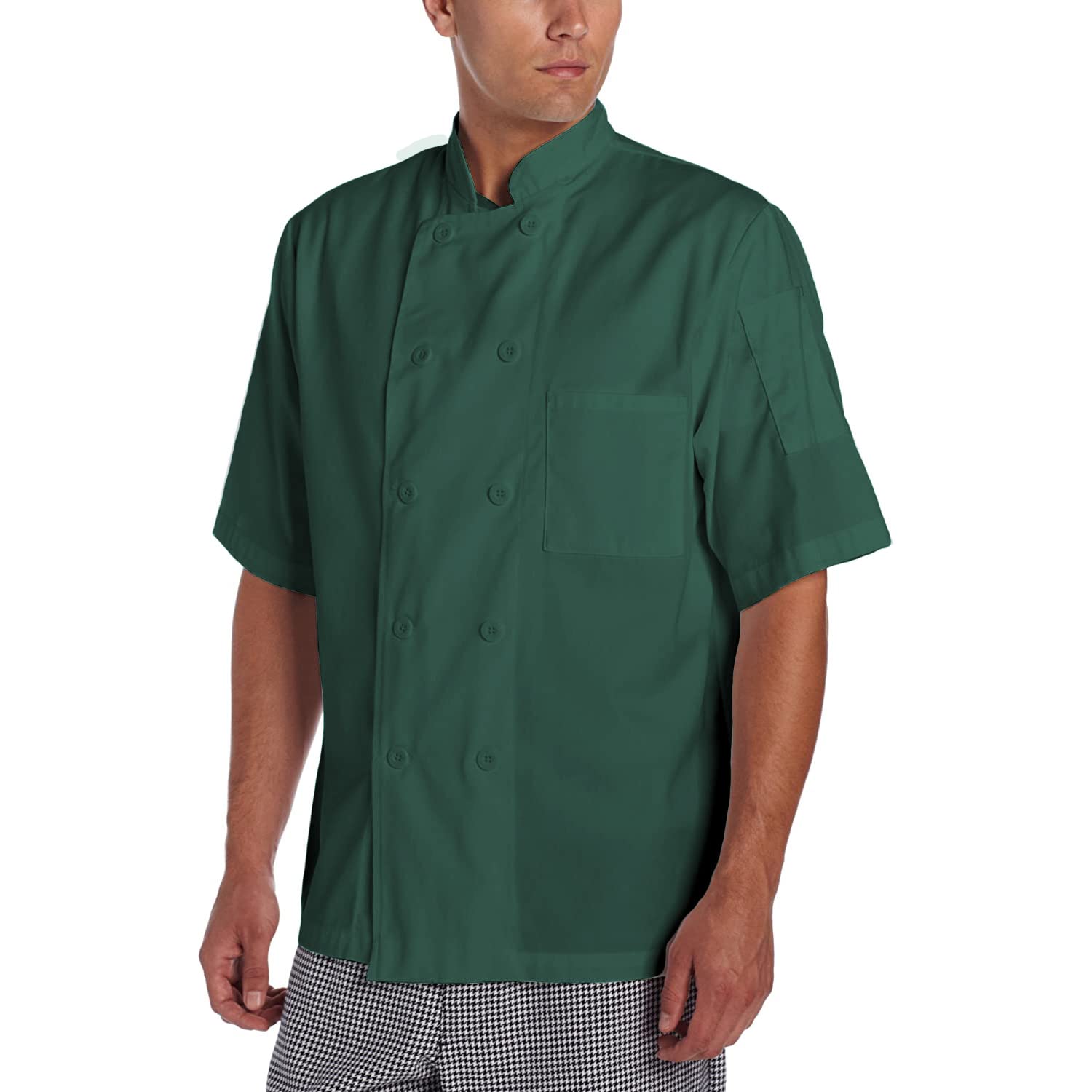 Chef Code Men's Short Sleeve Unisex Classic Chef Coat