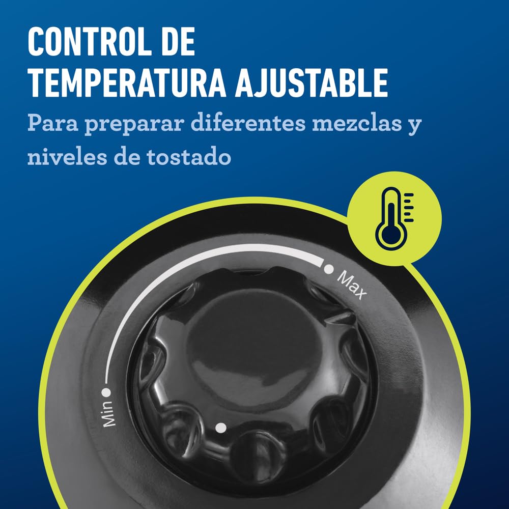 Oster Belgian Waffle Maker, Non-Stick Waffle Iron for Thick, Fluffy Waffles, Easy to Clean