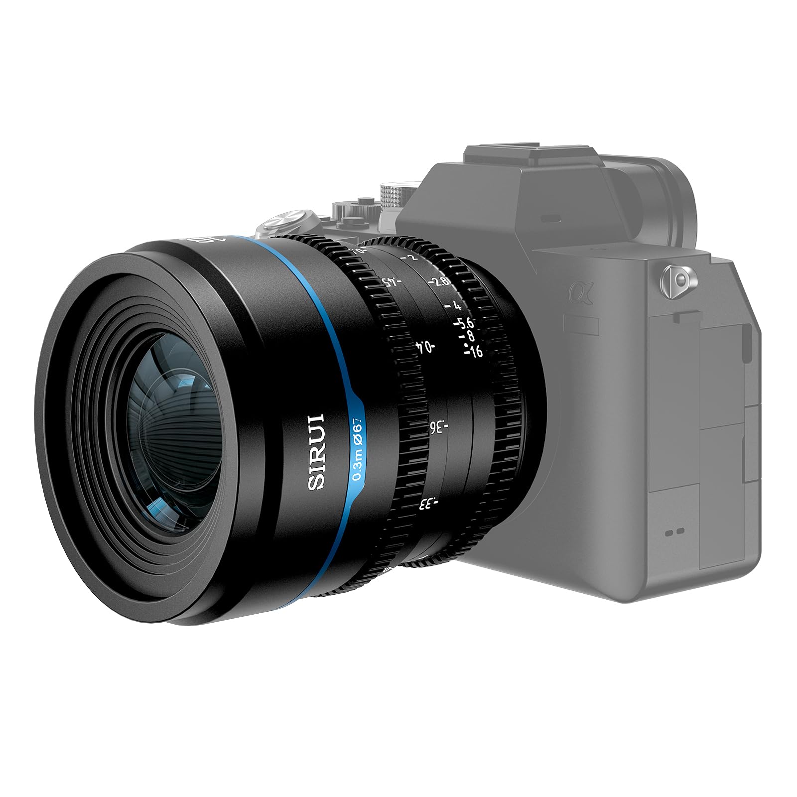 SIRUI Night Walker T1.2 Cine Lens Set, 16mm, 24mm, 35mm, 55mm, 75mm Large Aperture Manual Focus Lens (M4/3 Mount, Black)