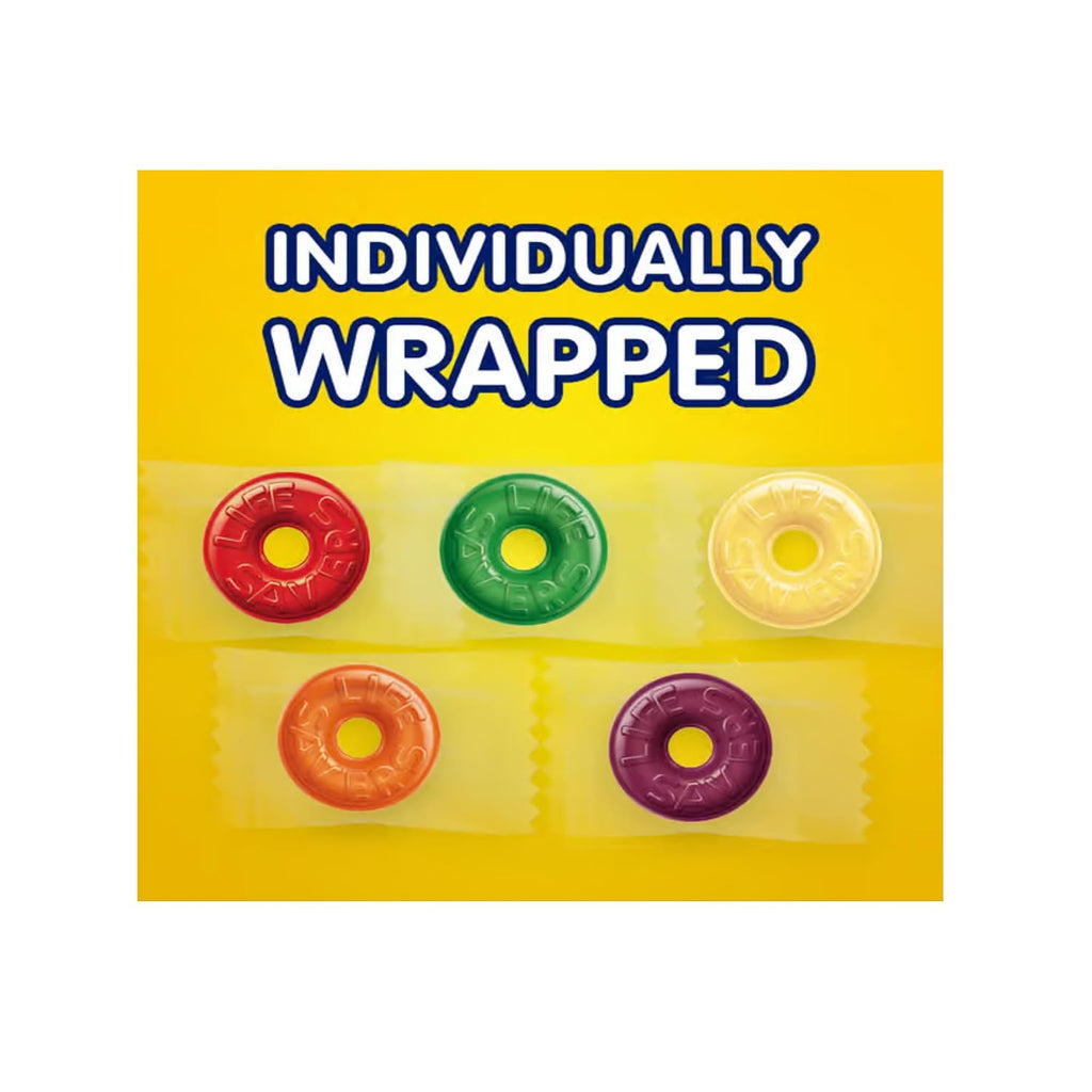 Life Savers Hard Candy 5 Flavors - 5 lbs of Candy - Individually Wrapped - Cherry, Watermelon, Orange, Pineapple, and Raspberry - Perfect for Stocking the Pantry