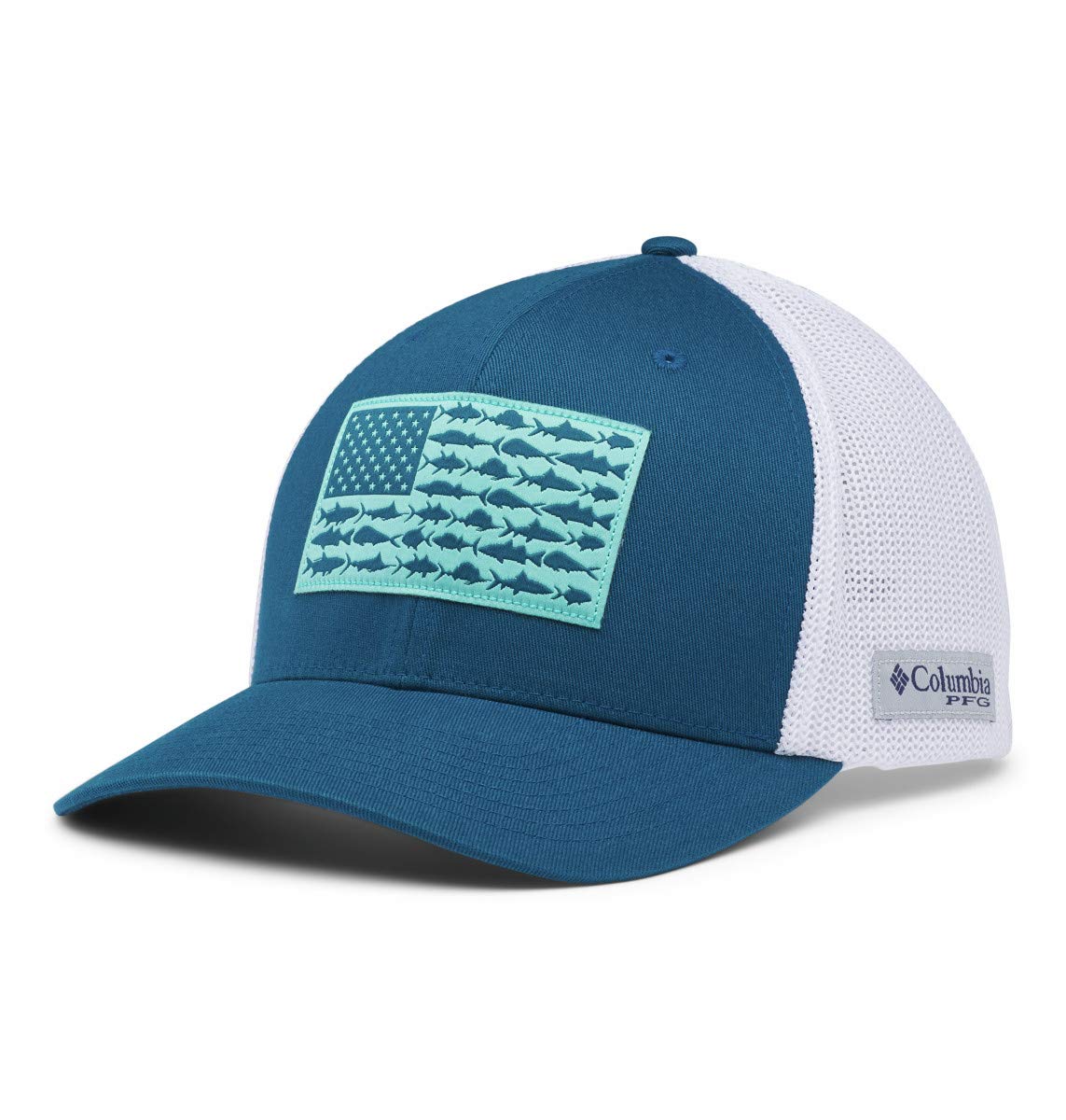 Columbia Unisex Adult PFG Logo Mesh Ball Cap