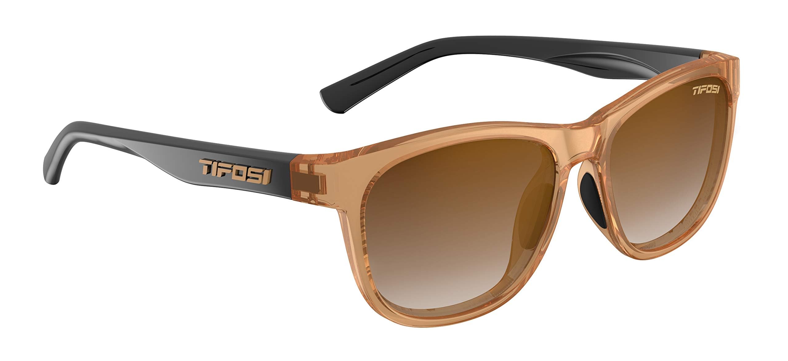 Tifosi Swank Sport Sunglasses - Tangle Free - Ideal For Cycling, Golf, Hiking, Pickleball, Running and Great Lifestyle Look