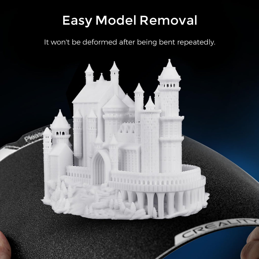 Creality Ender 3 V4 Build Plate, Original PEI Printing Plate Kit 225*250mm, Flexible Spring Steel Magnetic Platform Plate, Easy Print Removal, Heat Resistant For Creality Ender 3 V4 Combo 3D Printer