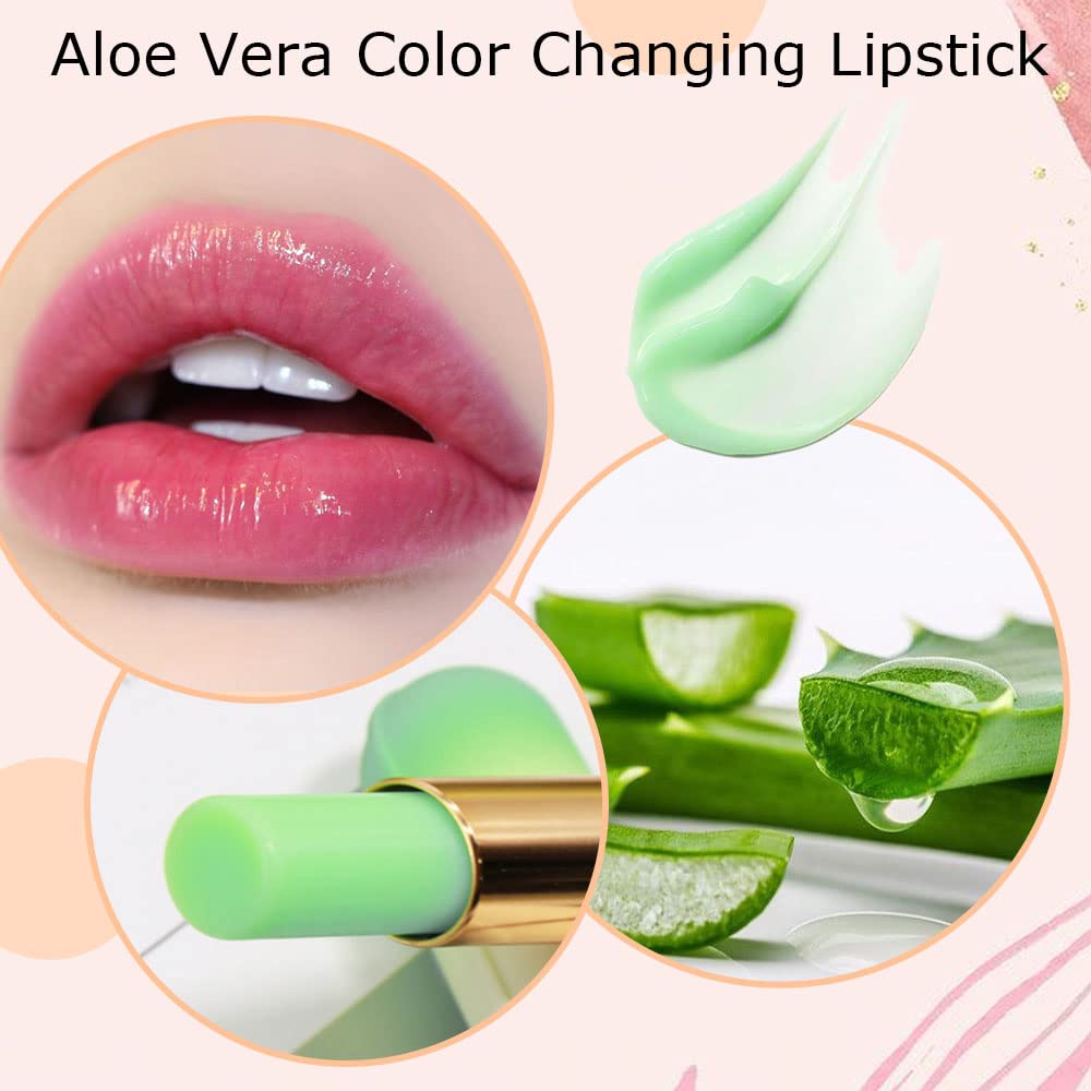 evpct 2Pcs Blueberry Tinted Lip Balms PH Lip Color Changing Lipstick Balm Stain Gift Set Queen for Women Girls Korean Mood Long Lasting Color Change Light Pink Lipstick Lip Tint Plumper Gloss