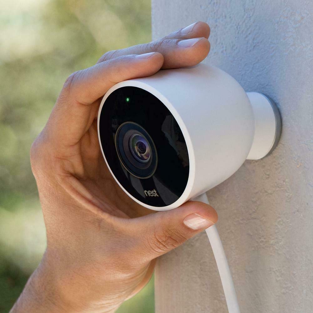 Google, NC2400ES, Nest Cam Outdoor, Security Camera, White, 2 (NEST-0157)