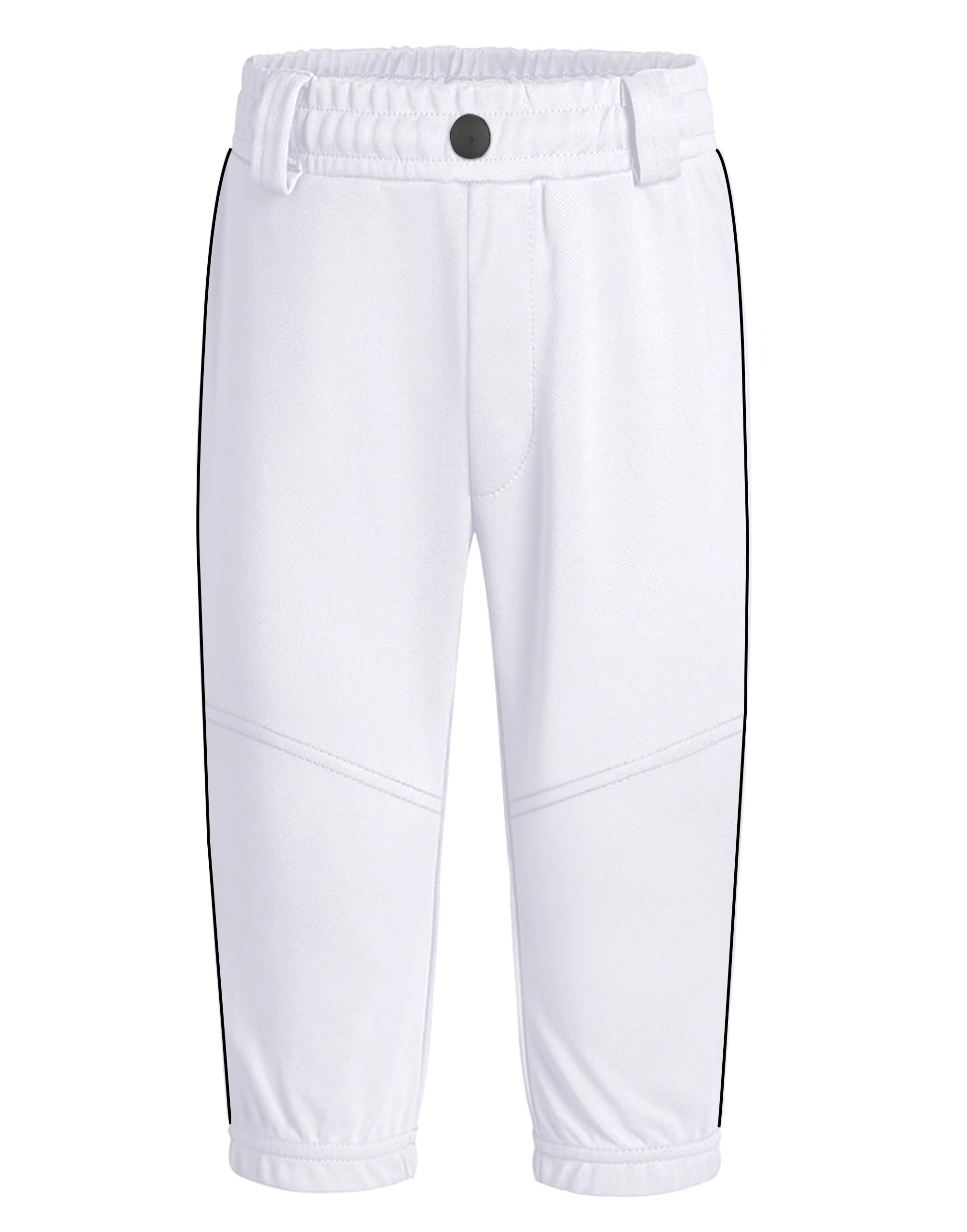 MIVEI 2T 3T 4T 5T to Youth Toddler Boys Knicker Baseball Pants Kids Tball Pants Gilrs Softball Practice Pant Pocket Belt Loop